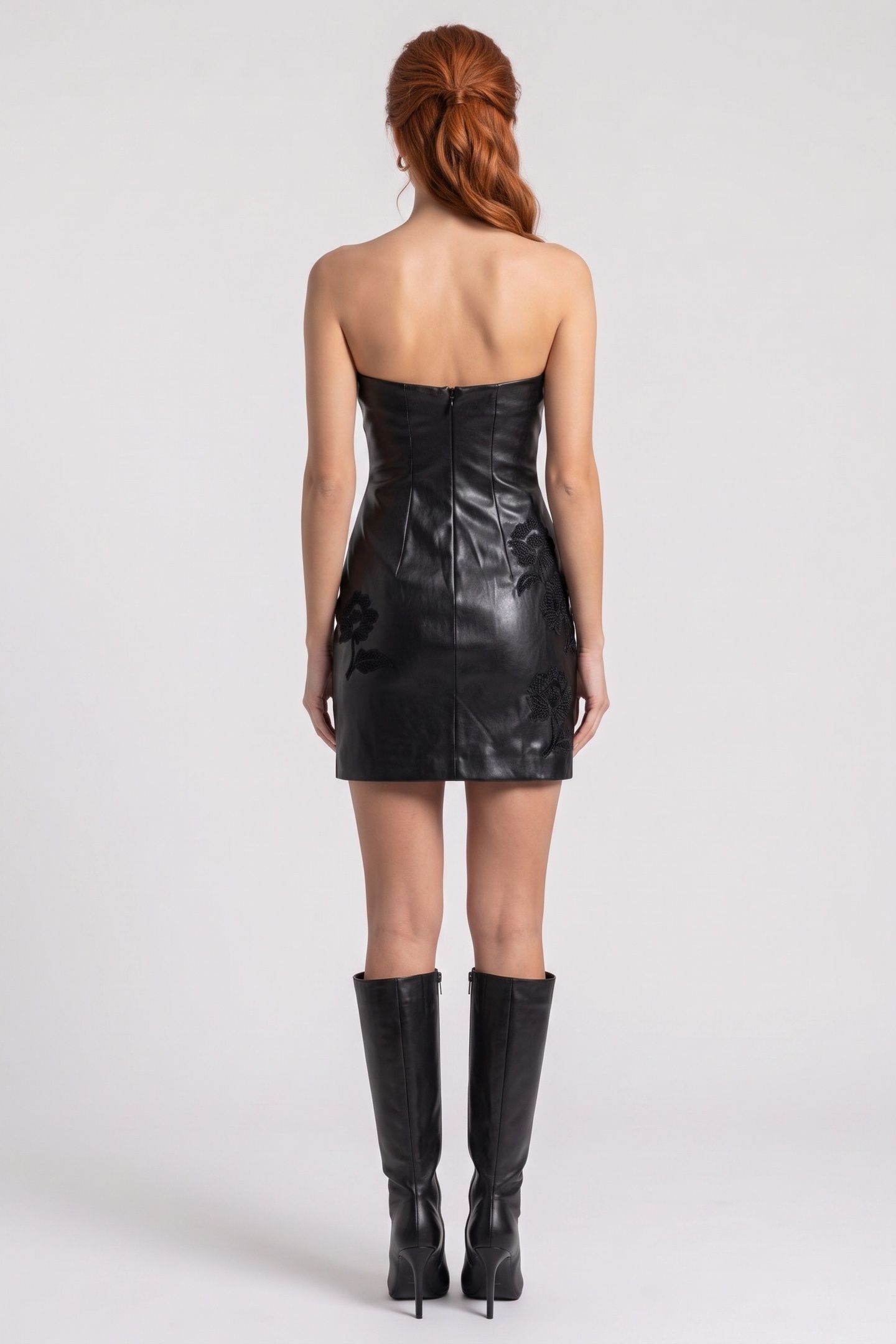 FIONA BUSTIER EMBRO JET BLACK A996 2