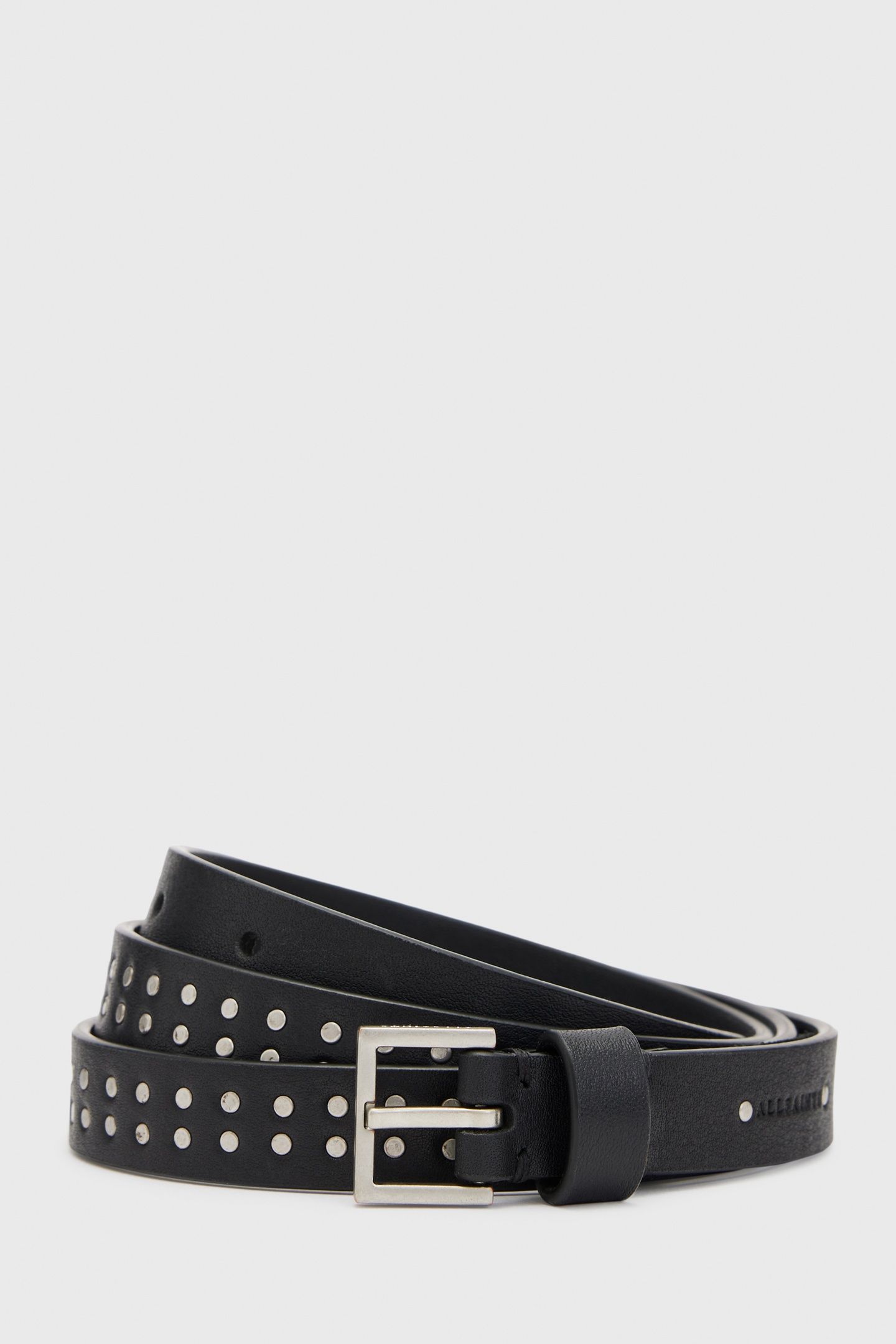 PENNY SKINNY BELT BLK/ANTIQUE NICKEL 1