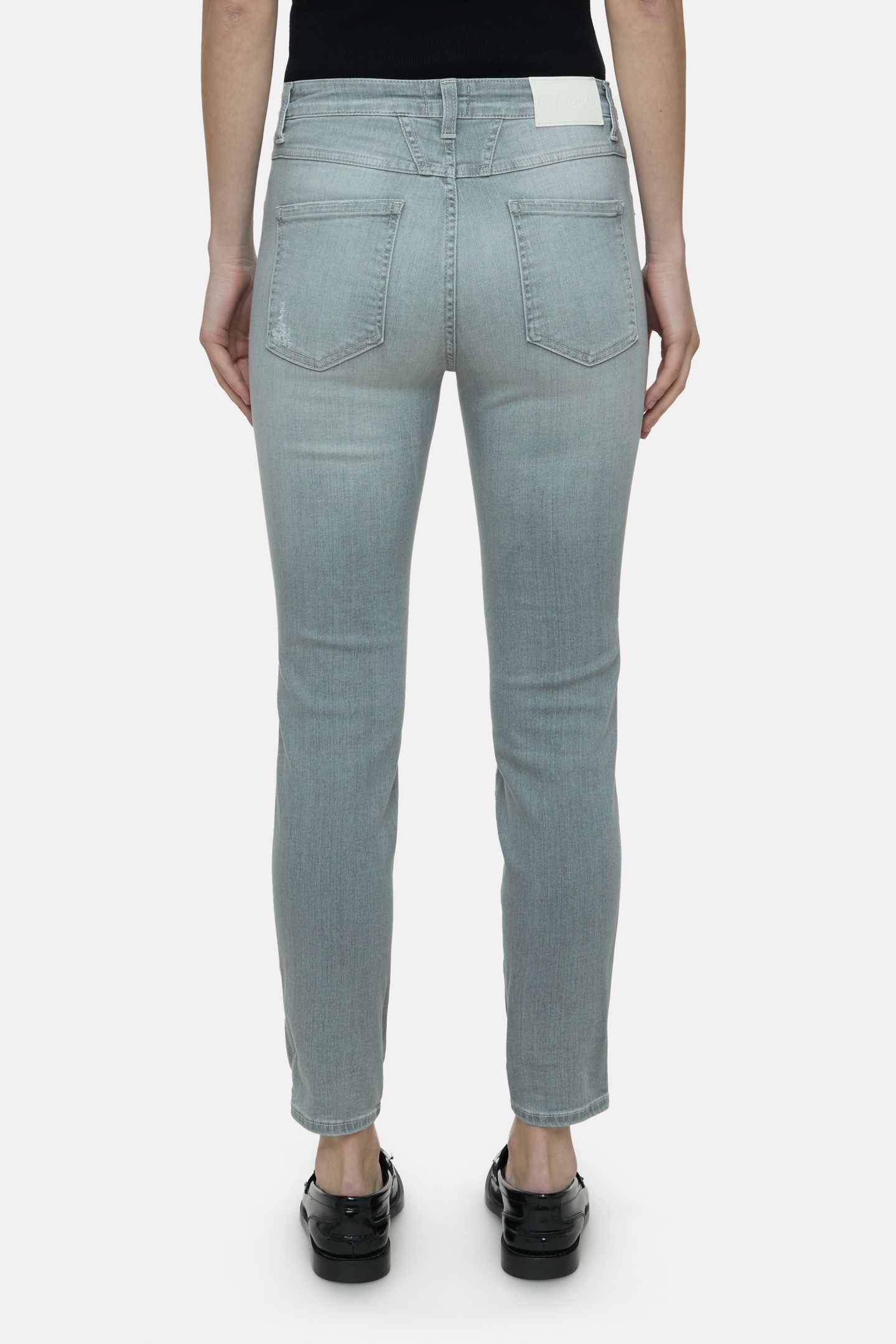 SKINNY PUSHER JEANS LIGHT GREY 4