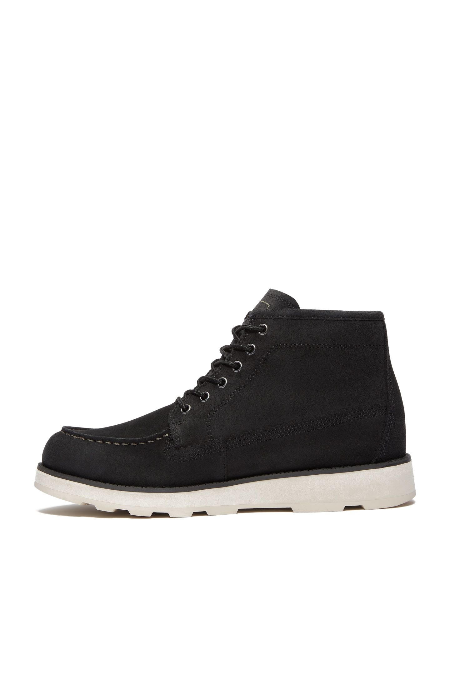 BRITTON MILLS MID LACE UP CHUKKA BOOT BLACK SUEDE 5