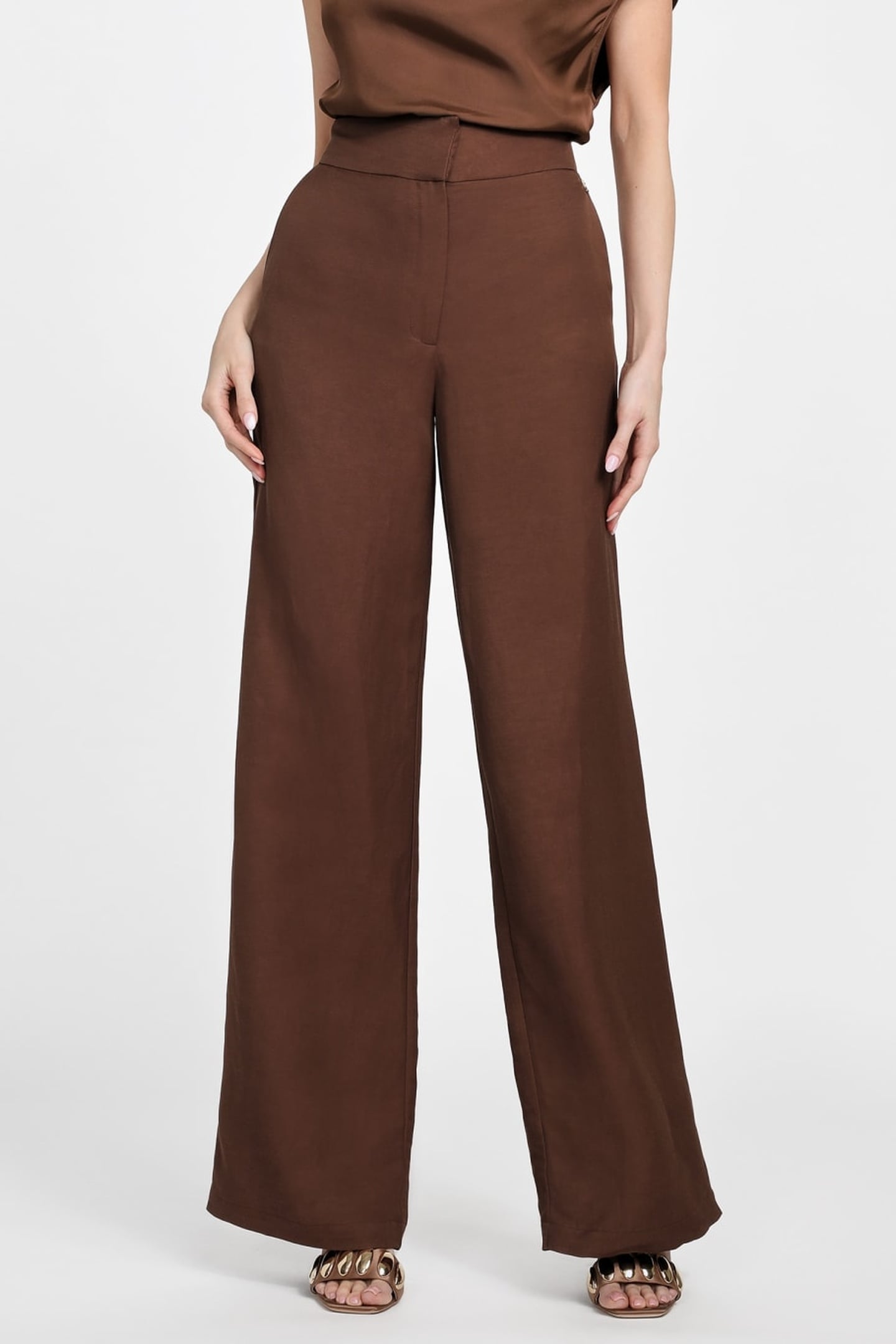 GRETA STRAIGHT PANT CIOCCOLATA 1