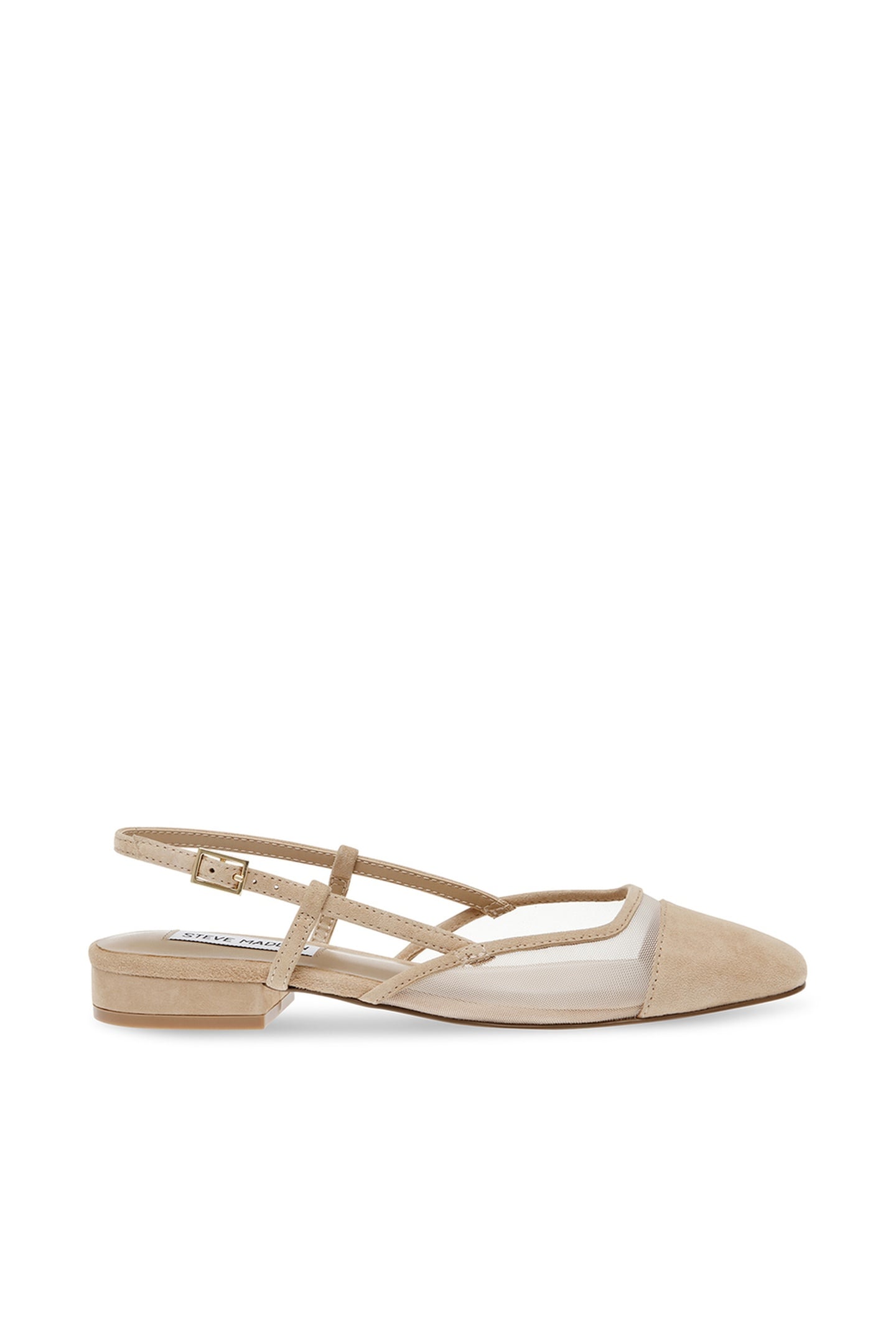 BELINDA-M FLAT SHOES TAN SUEDE 1