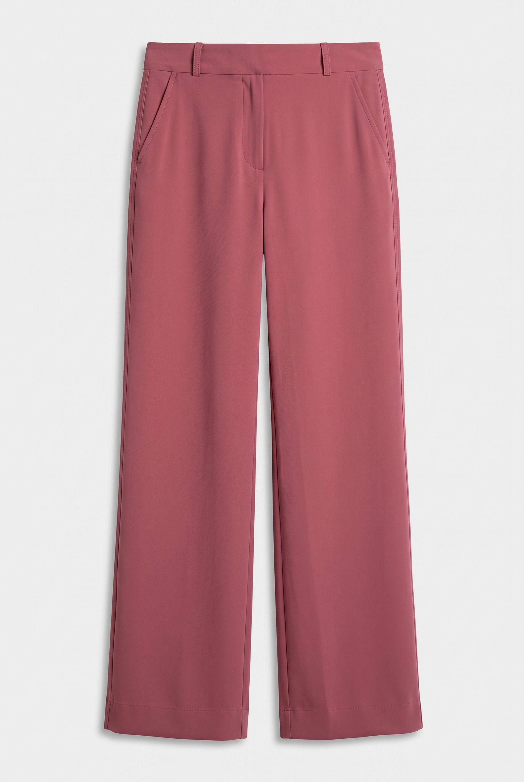 LEXIE BONDED TROUSERS VINTAGE BERRY 3
