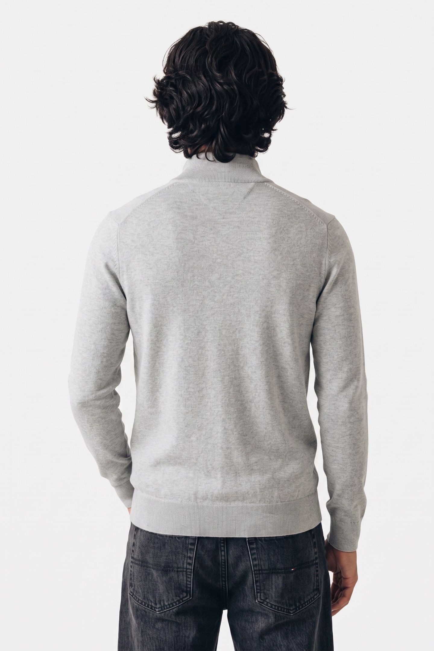 PIMA ORG COTTON CASHMERE LIGHT GREY HEATHER 2