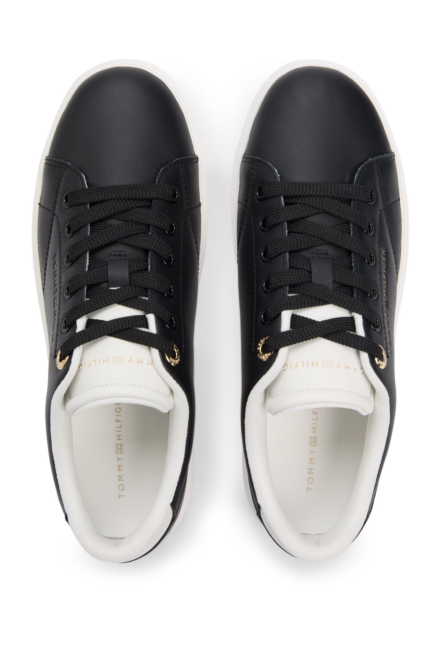 FEMININE CUPSOLE TRAINERS BLACK/ECRU 5