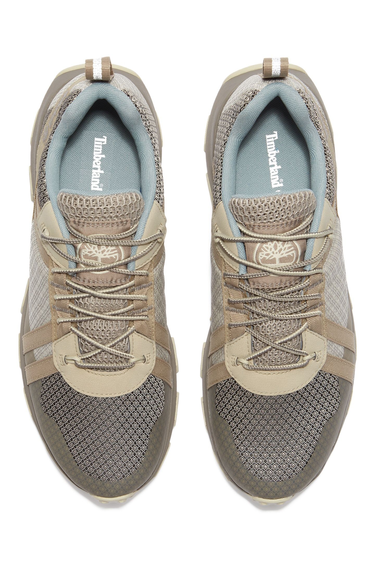 WINSOR TRAIL LOW LACE UP WATERPROOF SNEAKER MEDIUM GREY MESH 6