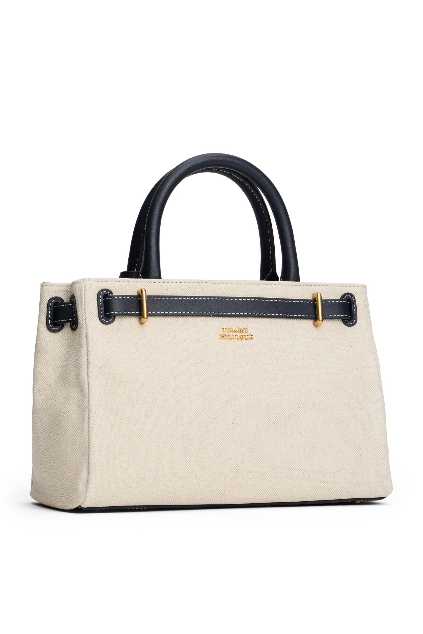 AMERICAN ICON MINI TOTE WHITE CANVAS/BLUE 3