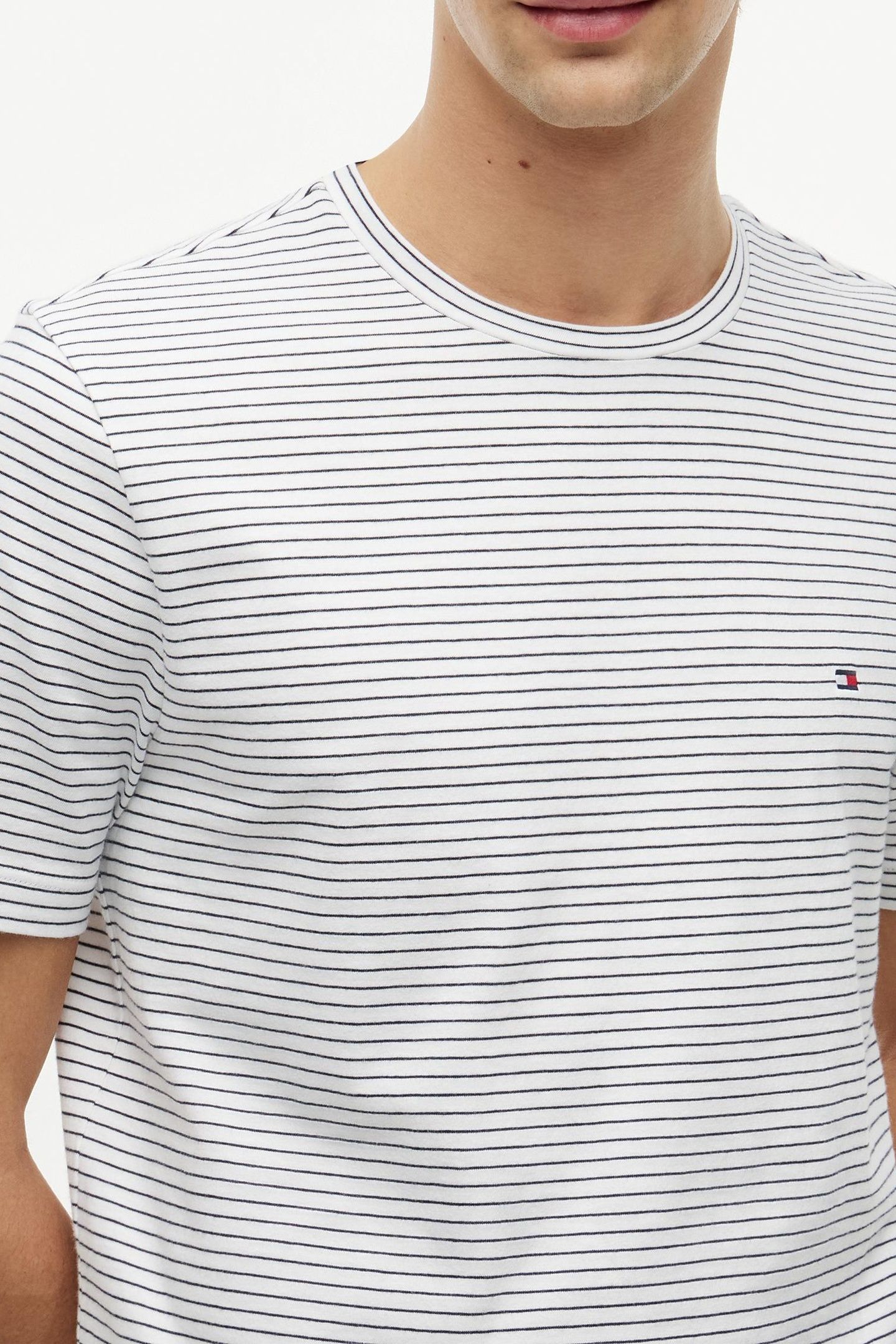 ESS SEASONAL REGULAR FIT TEE ECRU/DESERT SKY STRIPE 5