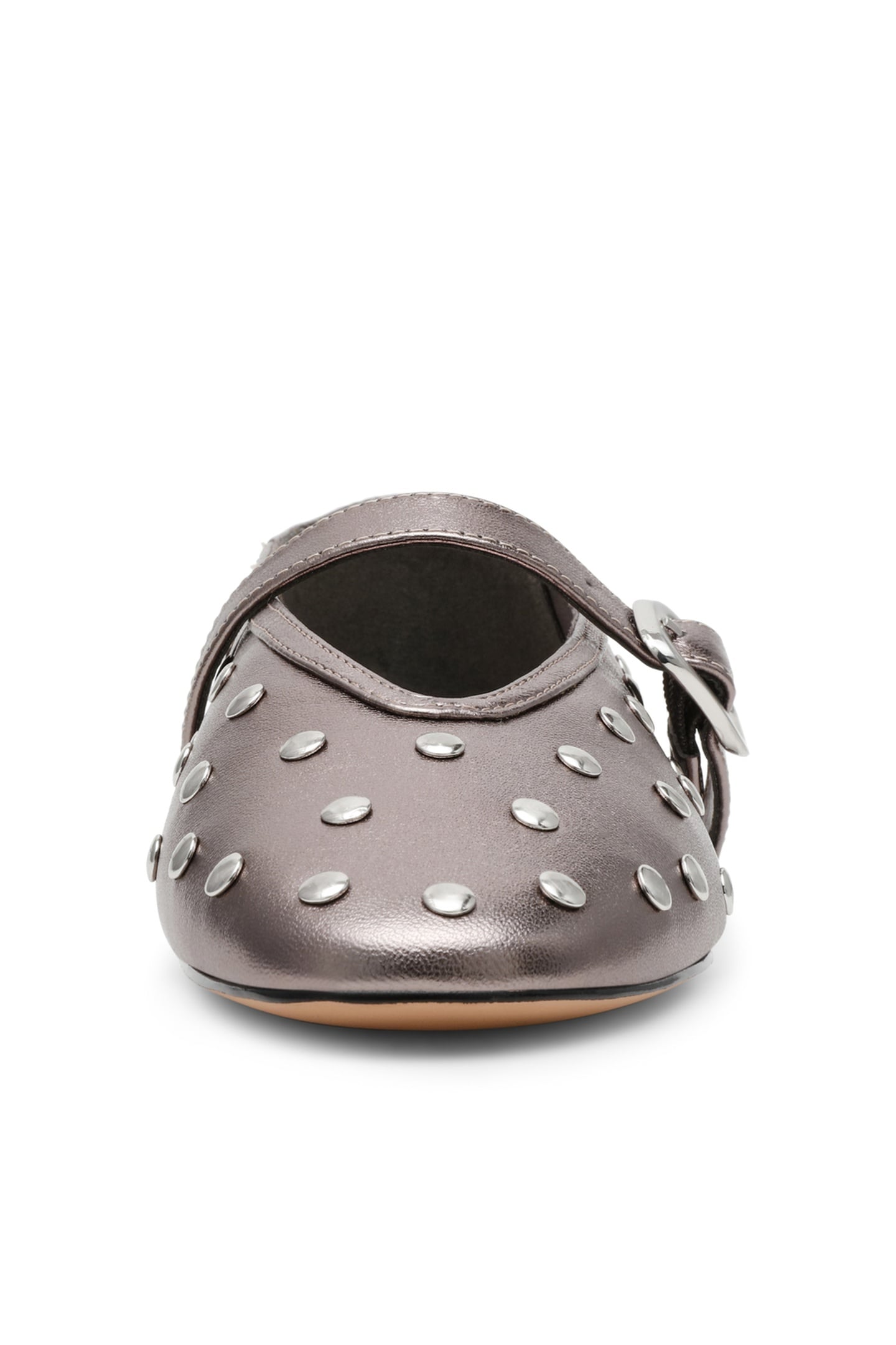 ARCHER FLAT SHOES PEWTER LEATHER 4