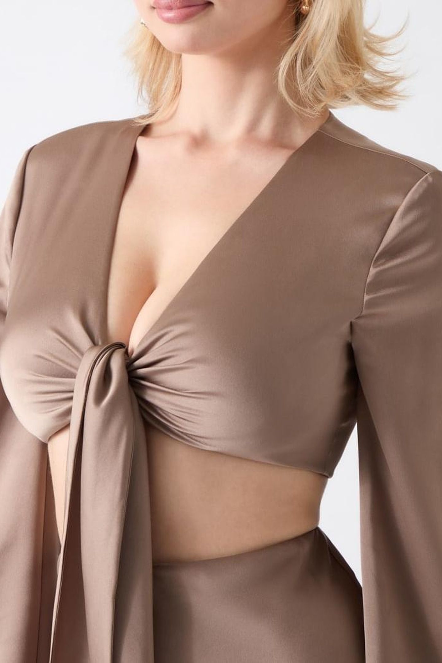MONICA LS TOP BUFF TAUPE 7