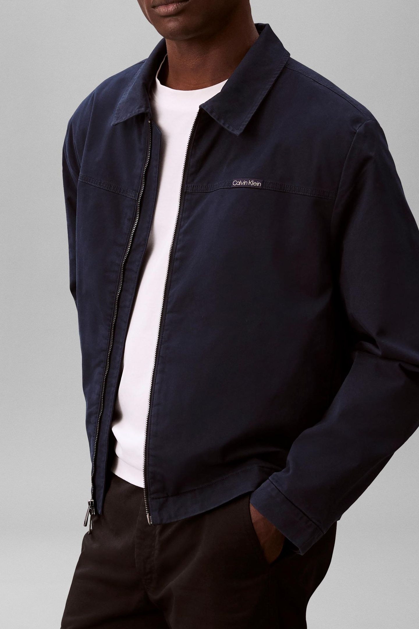 LONG SLEEVE COTTON TWILL QUILTED DARK SAPPHIRE 2