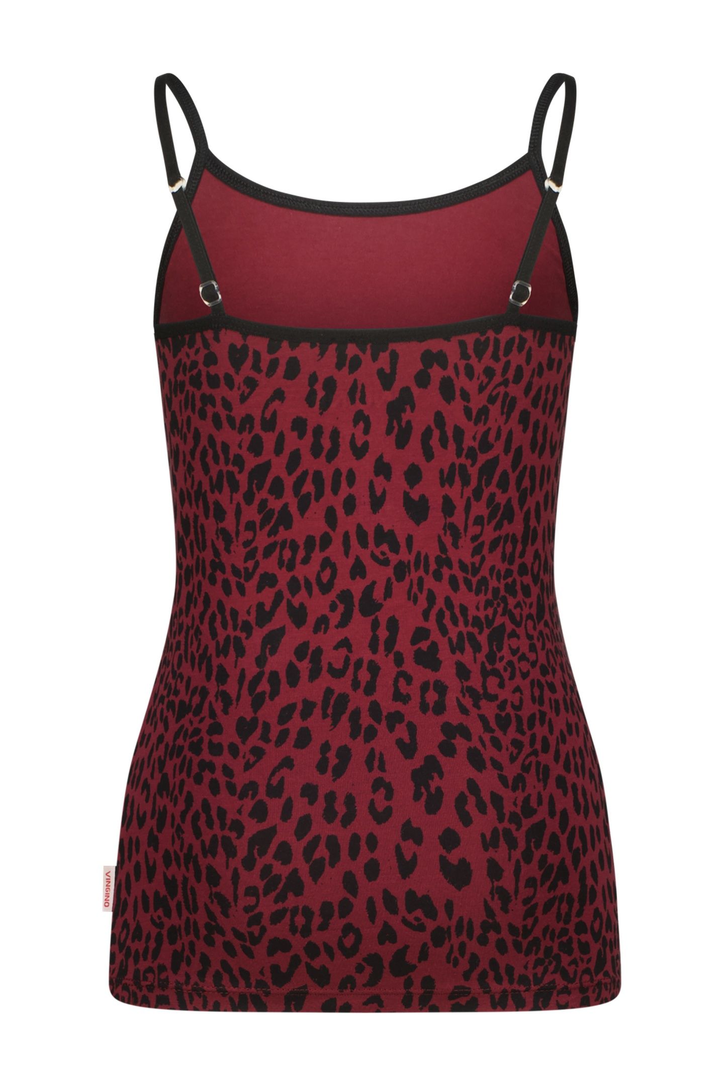 GIRLS ANIMAL SINGLET SET HIPSTER BURGUNDY RED 6