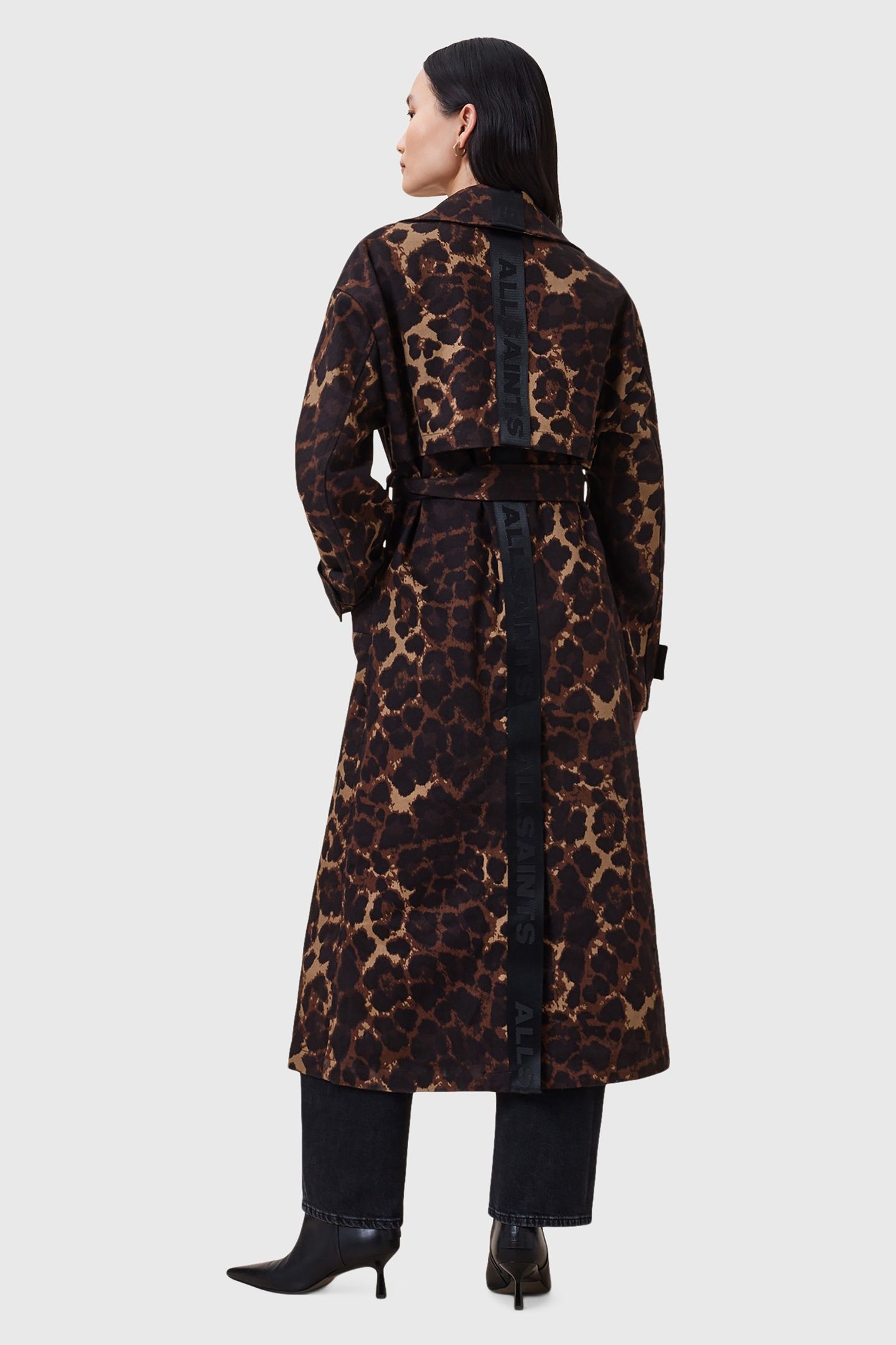 ABEL TRENCH LEOPARD BROWN 4