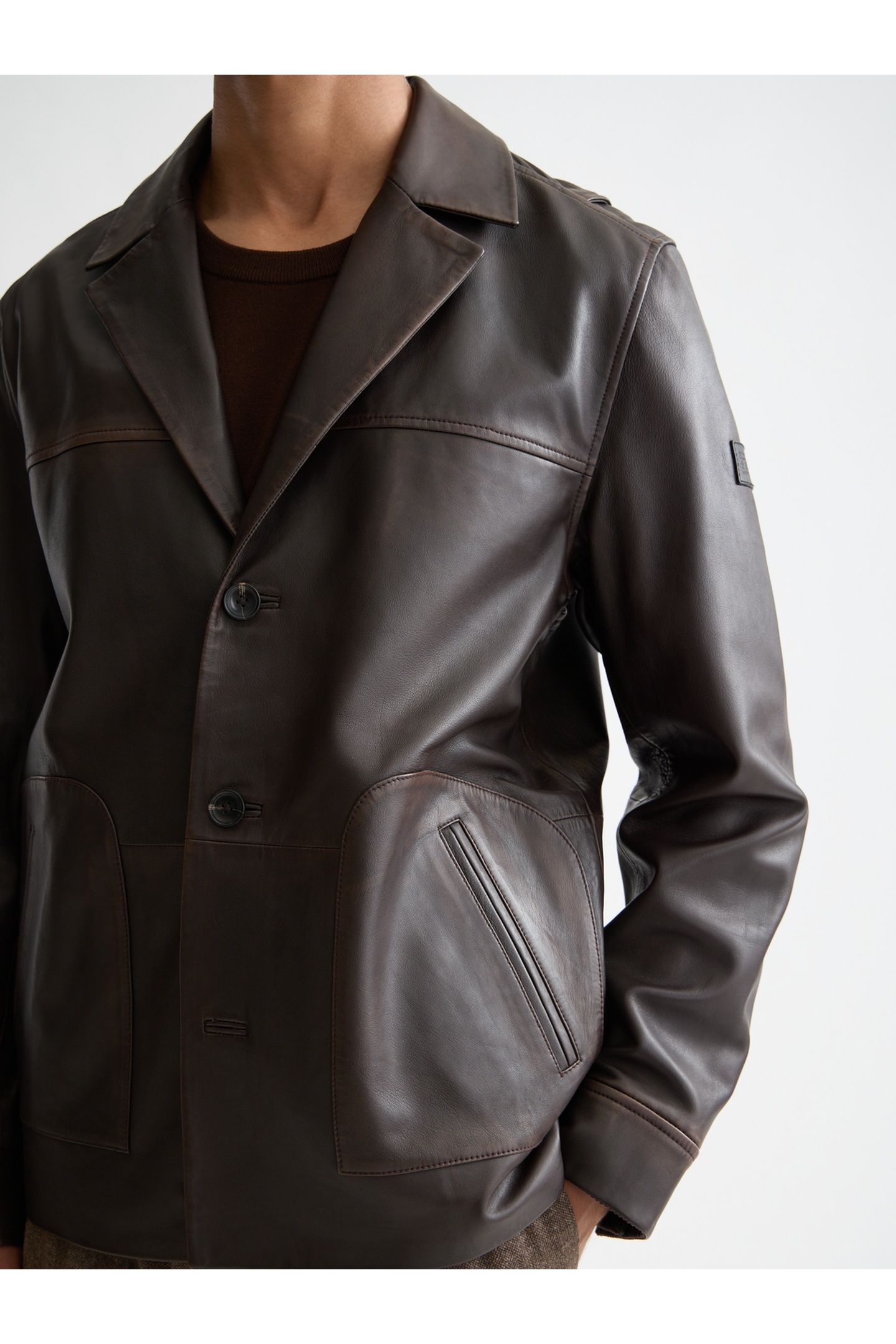 VINTAGE LEATHER BLAZER DEMITASSE 7