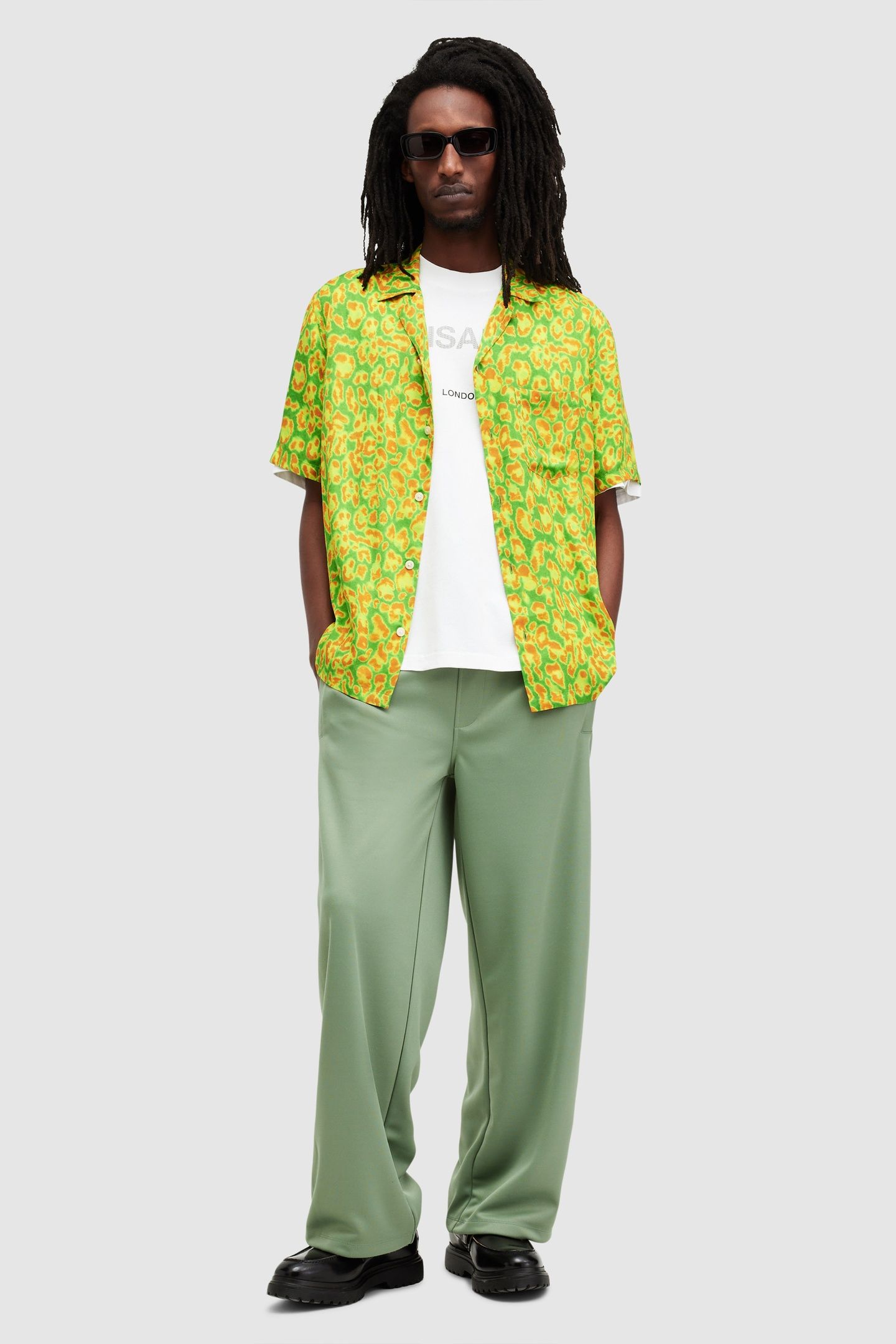 LEOPAZ SS SHIRT LIZARD GREEN 2