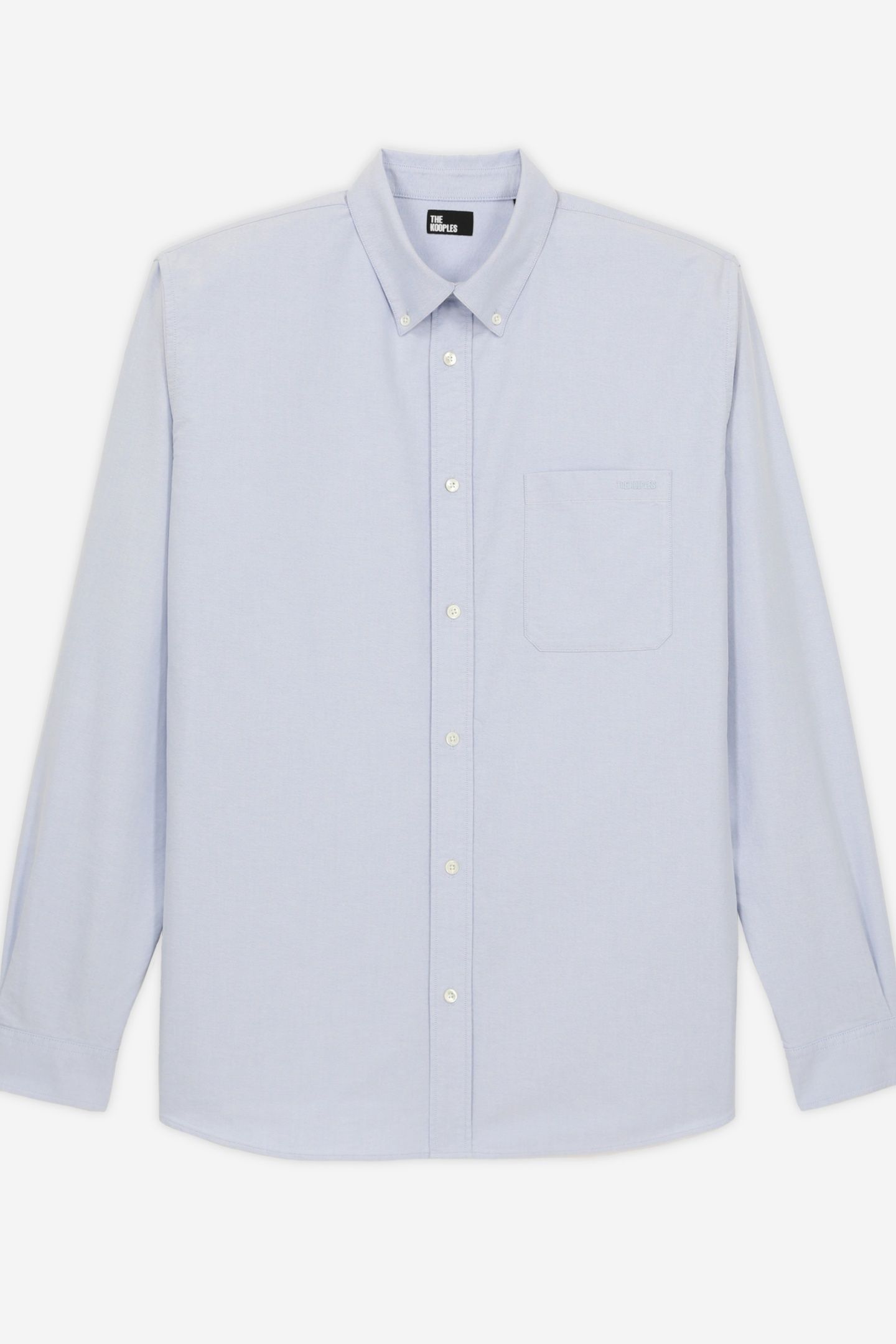 LONG-SLEEVED SHIRT WITH CLASSIC COLLAR LIGHT BLUE 5
