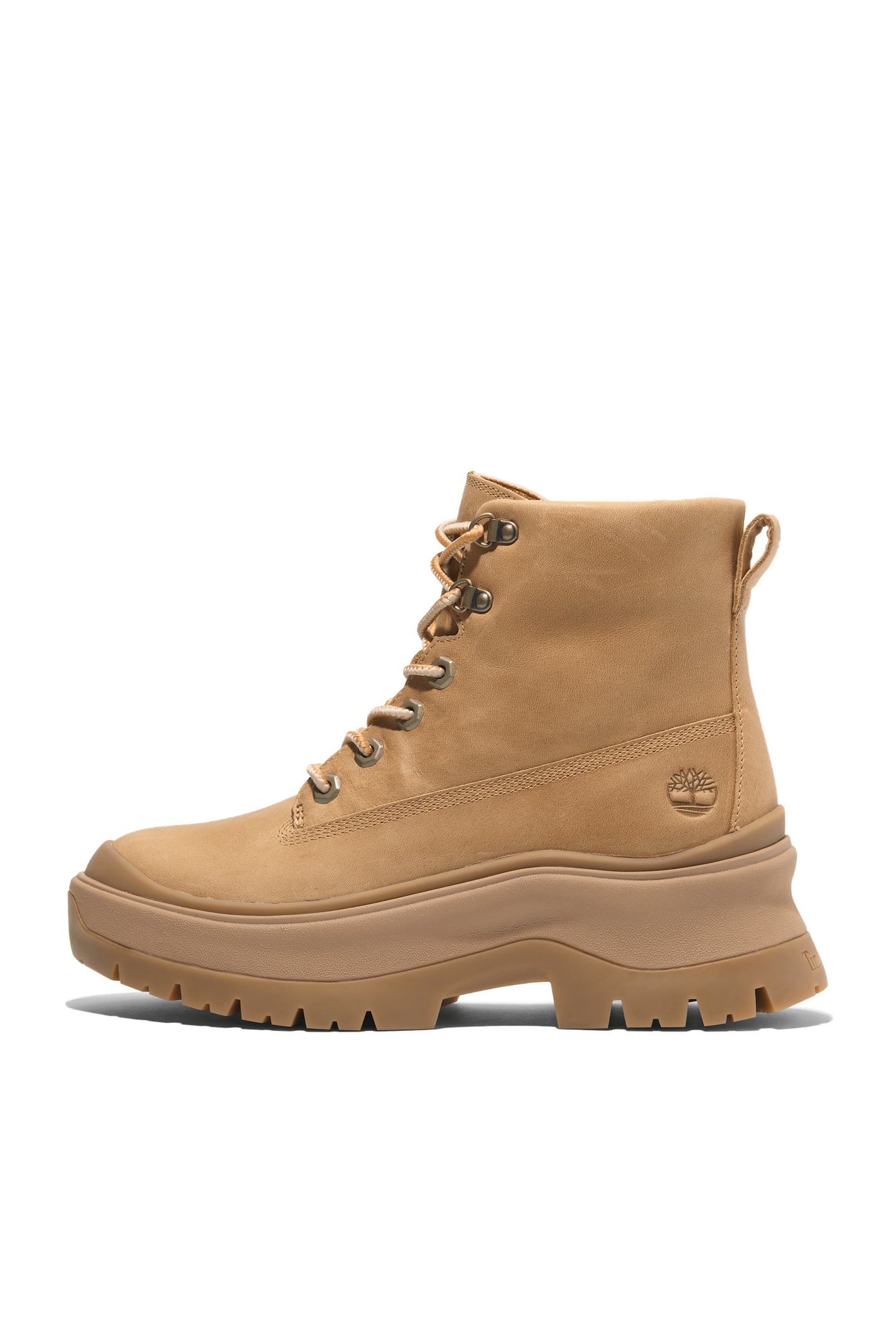 ROXIE LANE MID LACE UP BOOT WHEAT FULL GRAIN 4