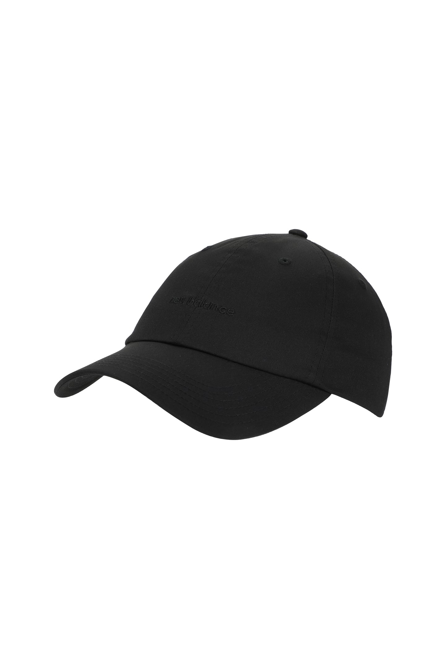 WOMEN'S 6 PANEL LINEAR LOGO HA BLACK 1