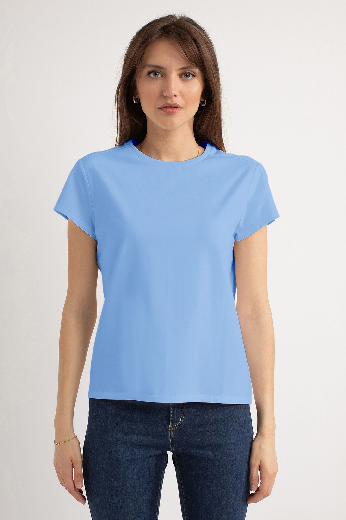HARPER SS T-SHIRT LIGHT BLUE 1