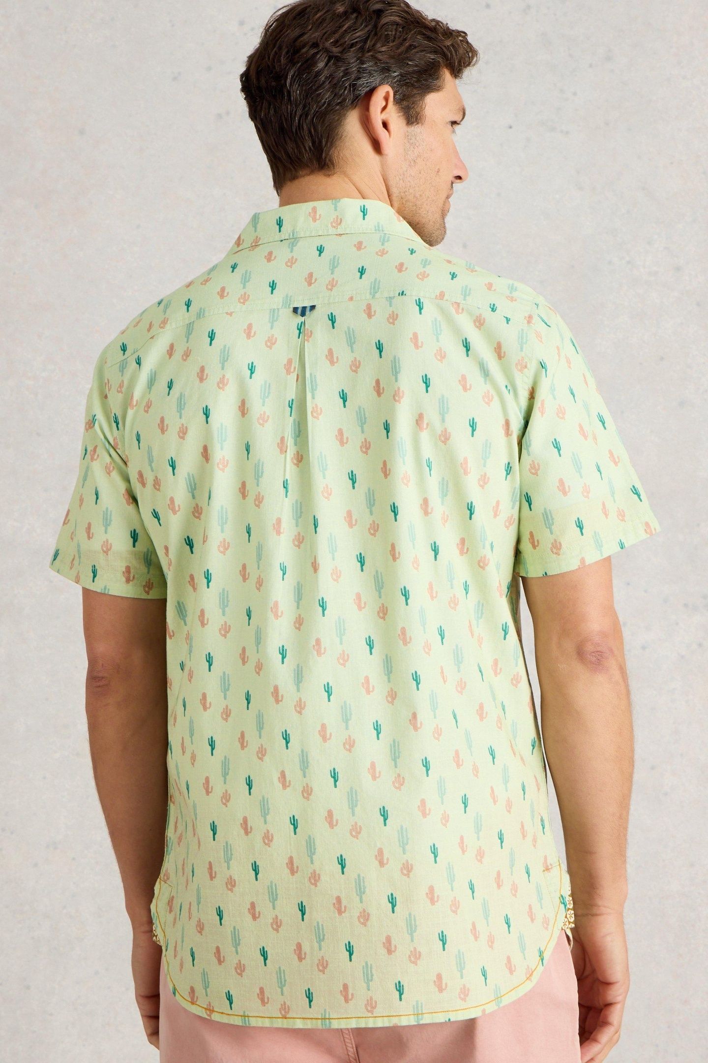MINI CACTUS SS PRINTED SHIRT GREEN PRINT 2