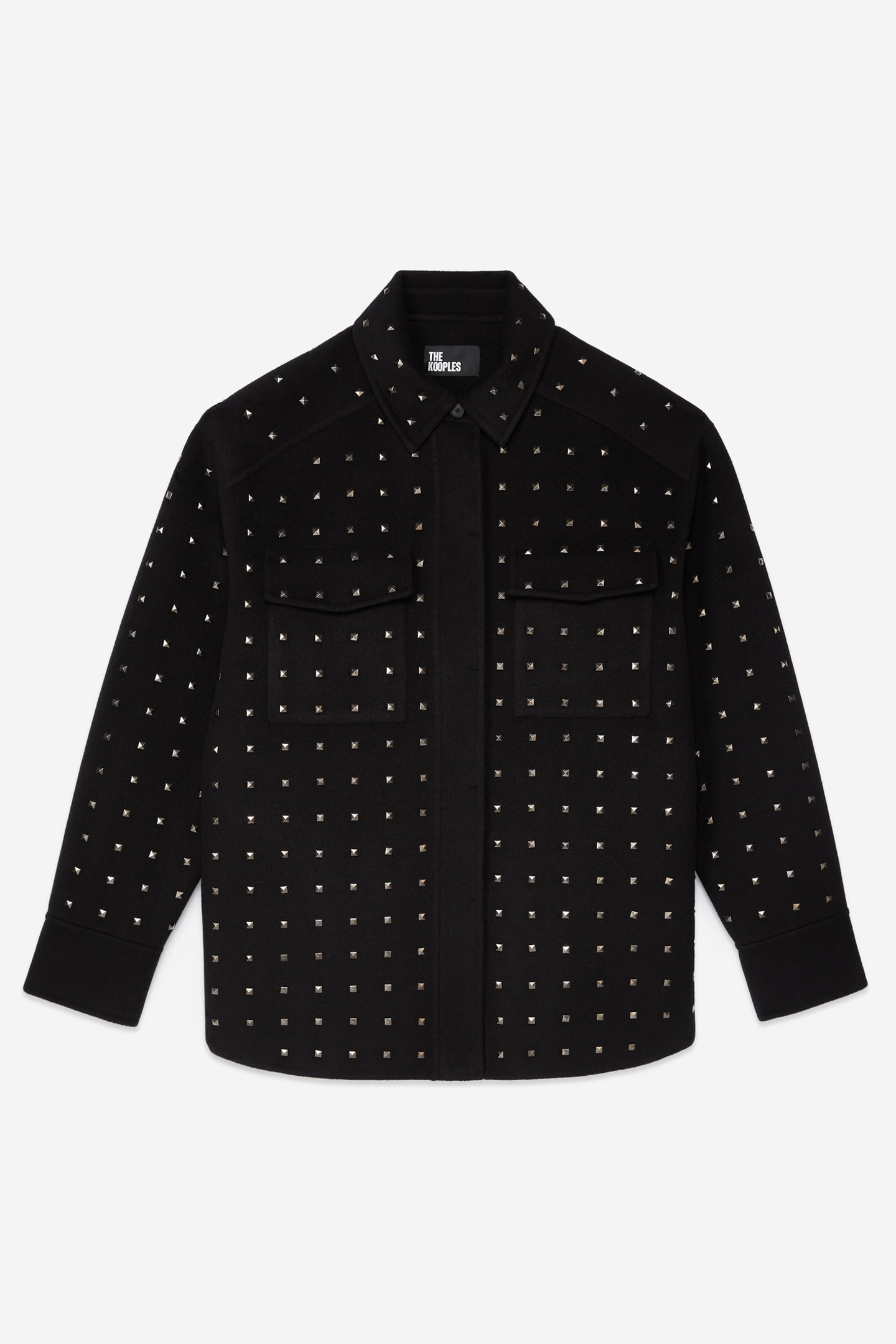 BLOUSON DOUBLE FACE DETAILS STUDS BLACK 4
