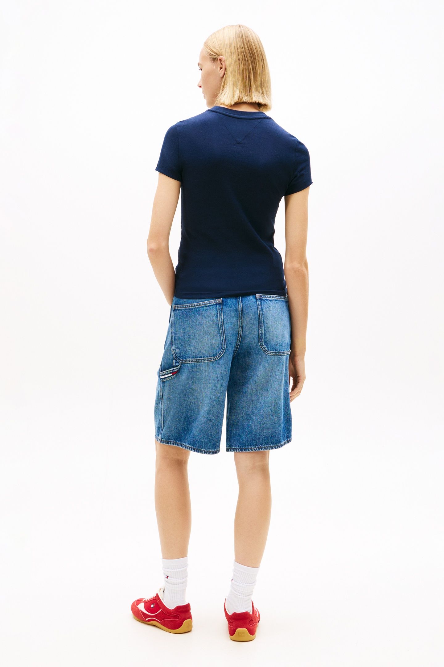 SLIM WAVY FLAG TEE DARK NIGHT NAVY 3