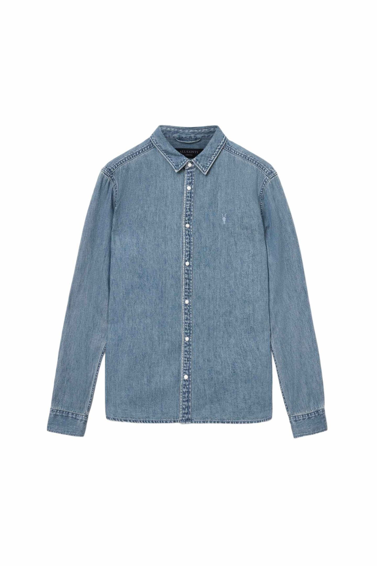 GLEASON LS SHIRT LIGHT INDIGO 5