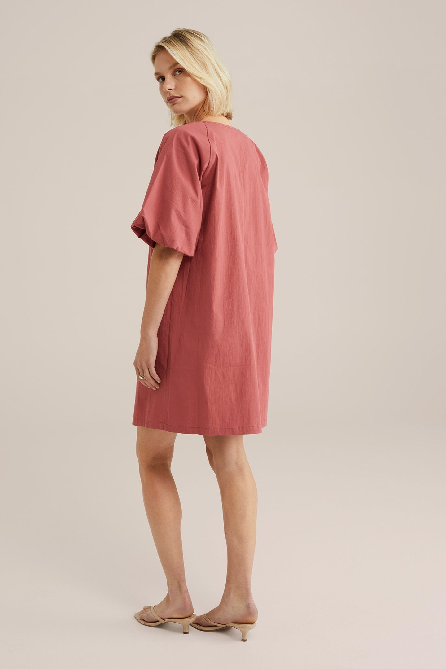 DRESS SHORT SAFFRON RED 4