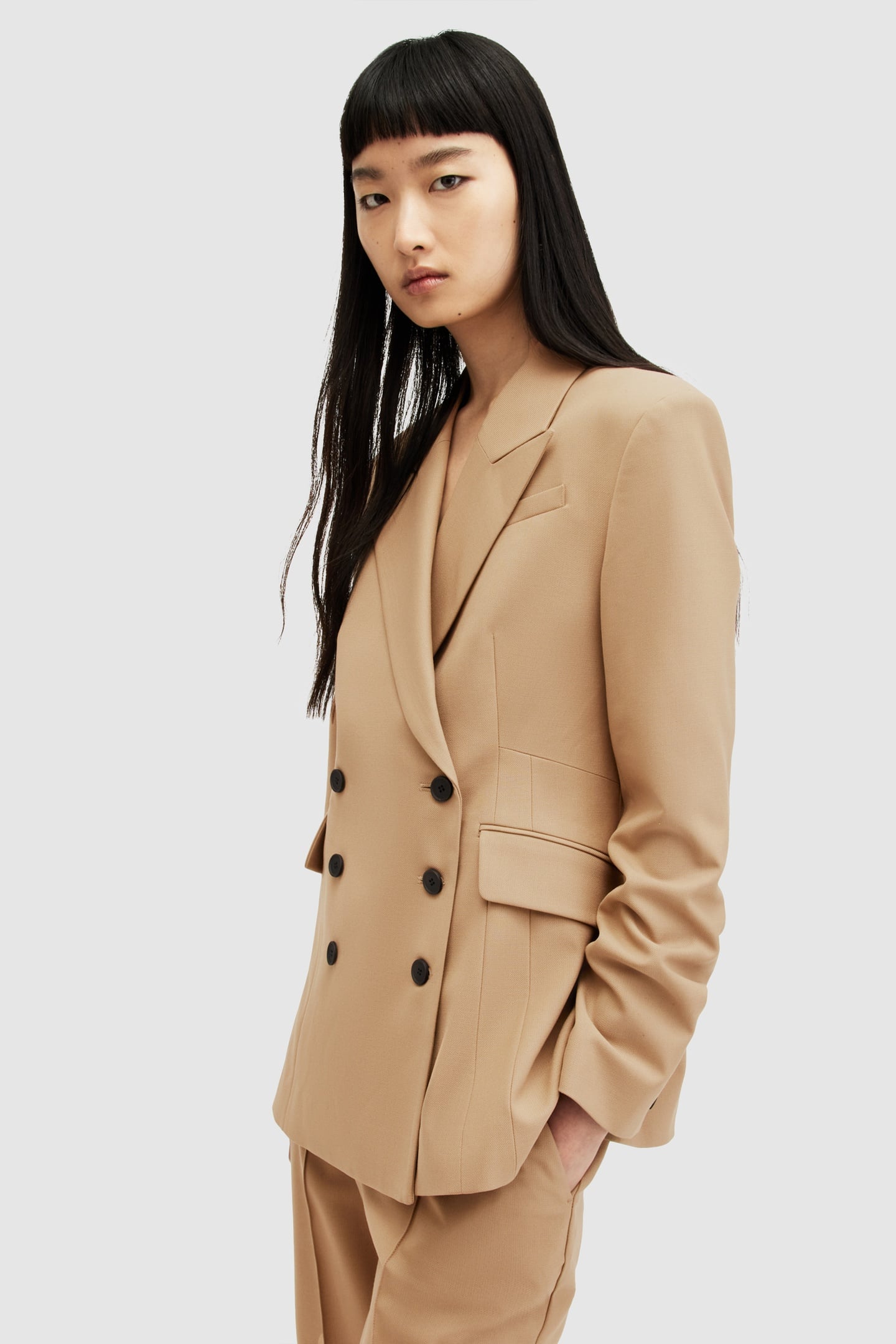 SEVENH BLAZER CAMEL BROWN 3