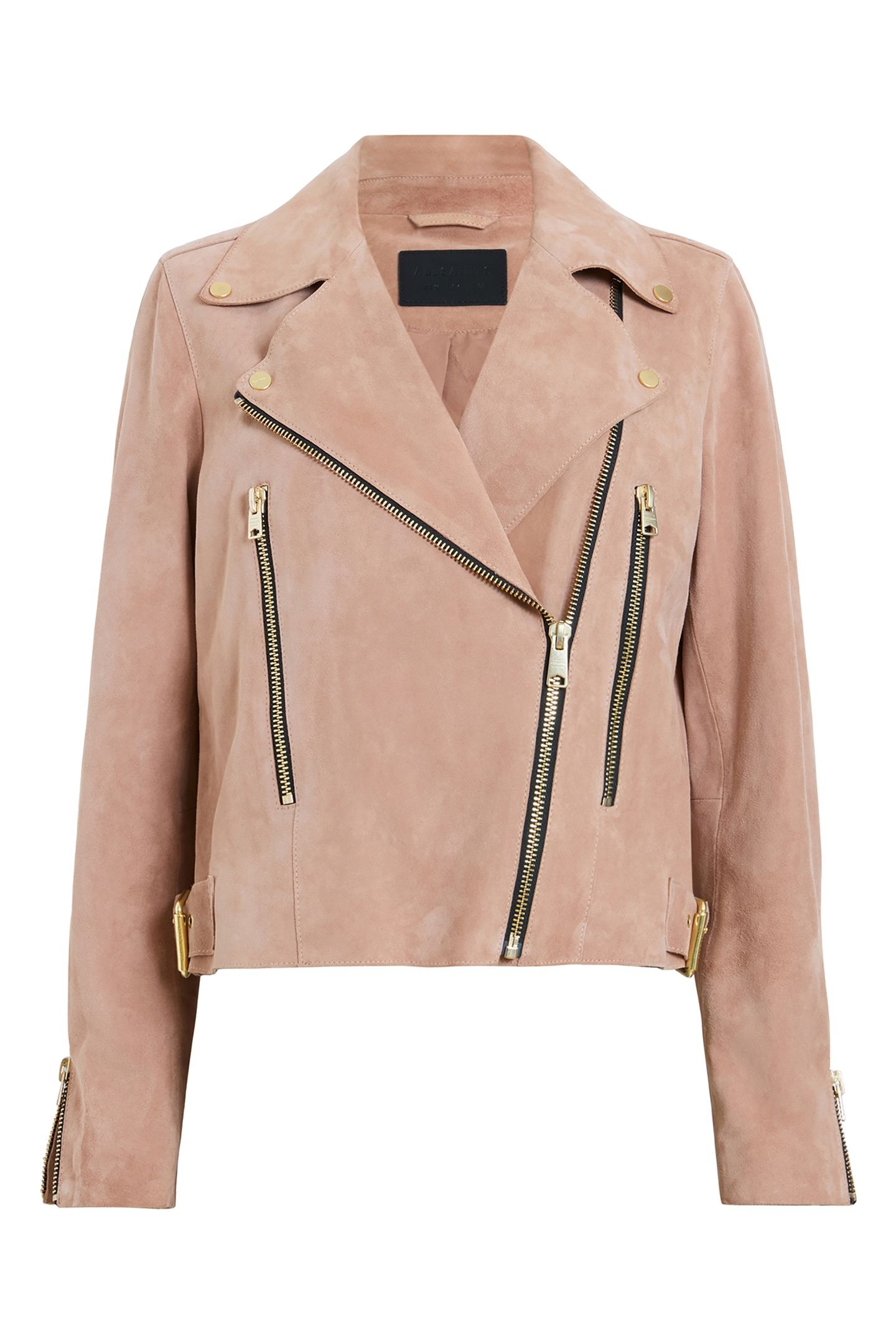 BEALE SUEDE BIKER MISTY PINK 7