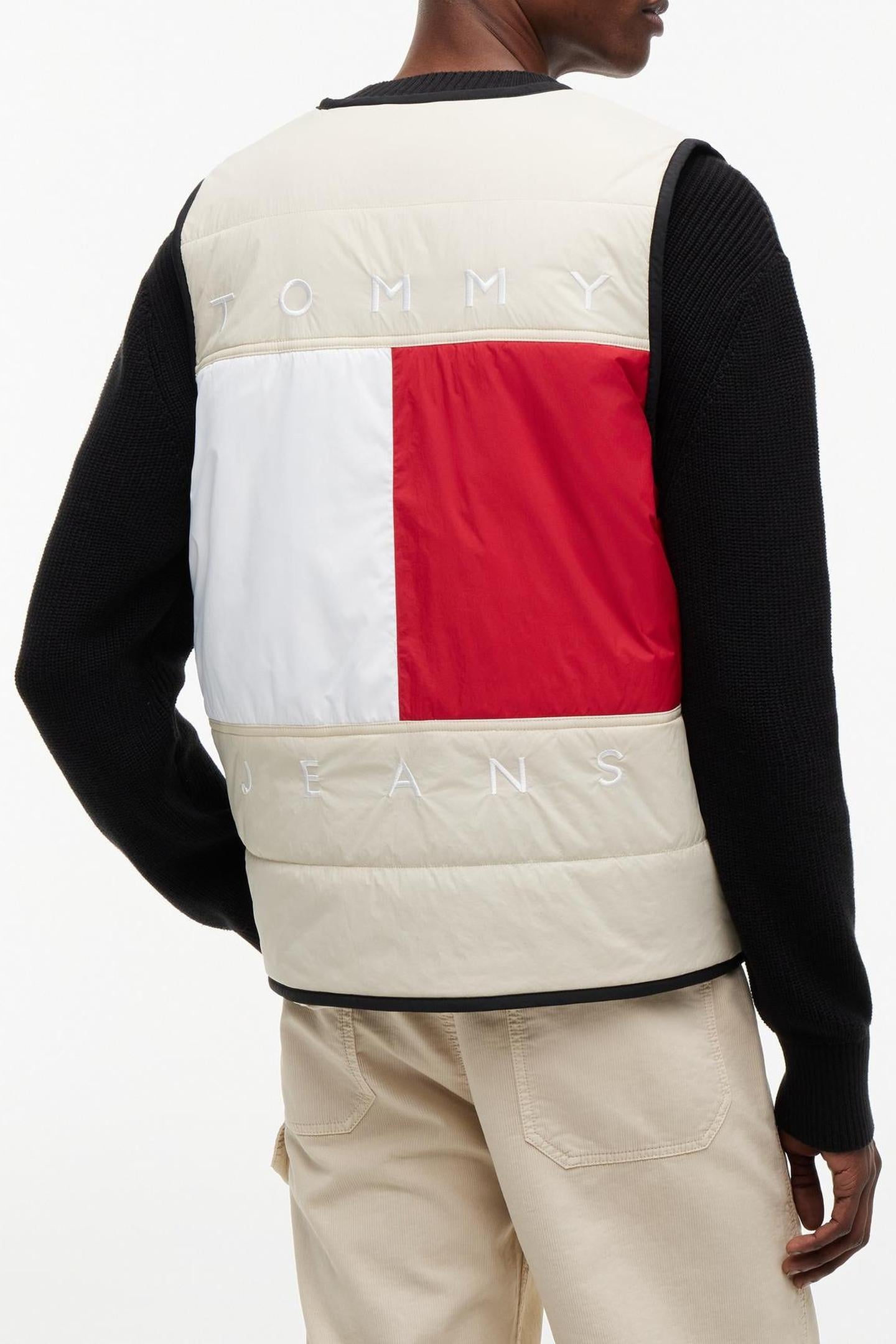 FLAG QUILTED VEST CLASSIC BEIGE 2