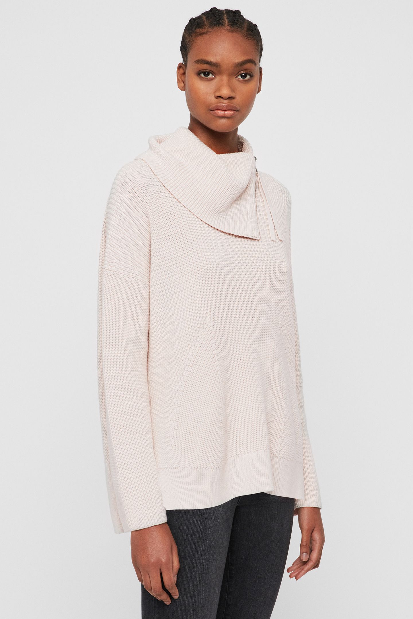 KADINE ROLL NECK HUSH PINK 2
