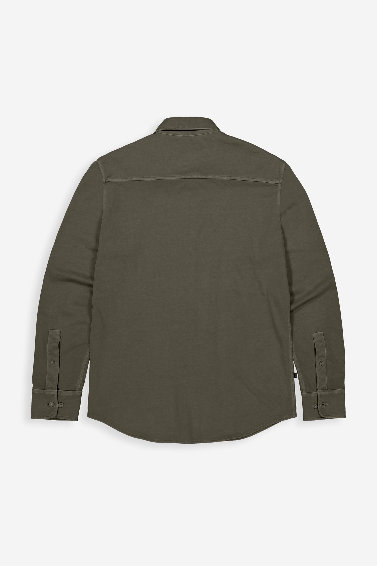 AIDAN PEACHED JERSEY SHIRT MOCHA BROWN 4