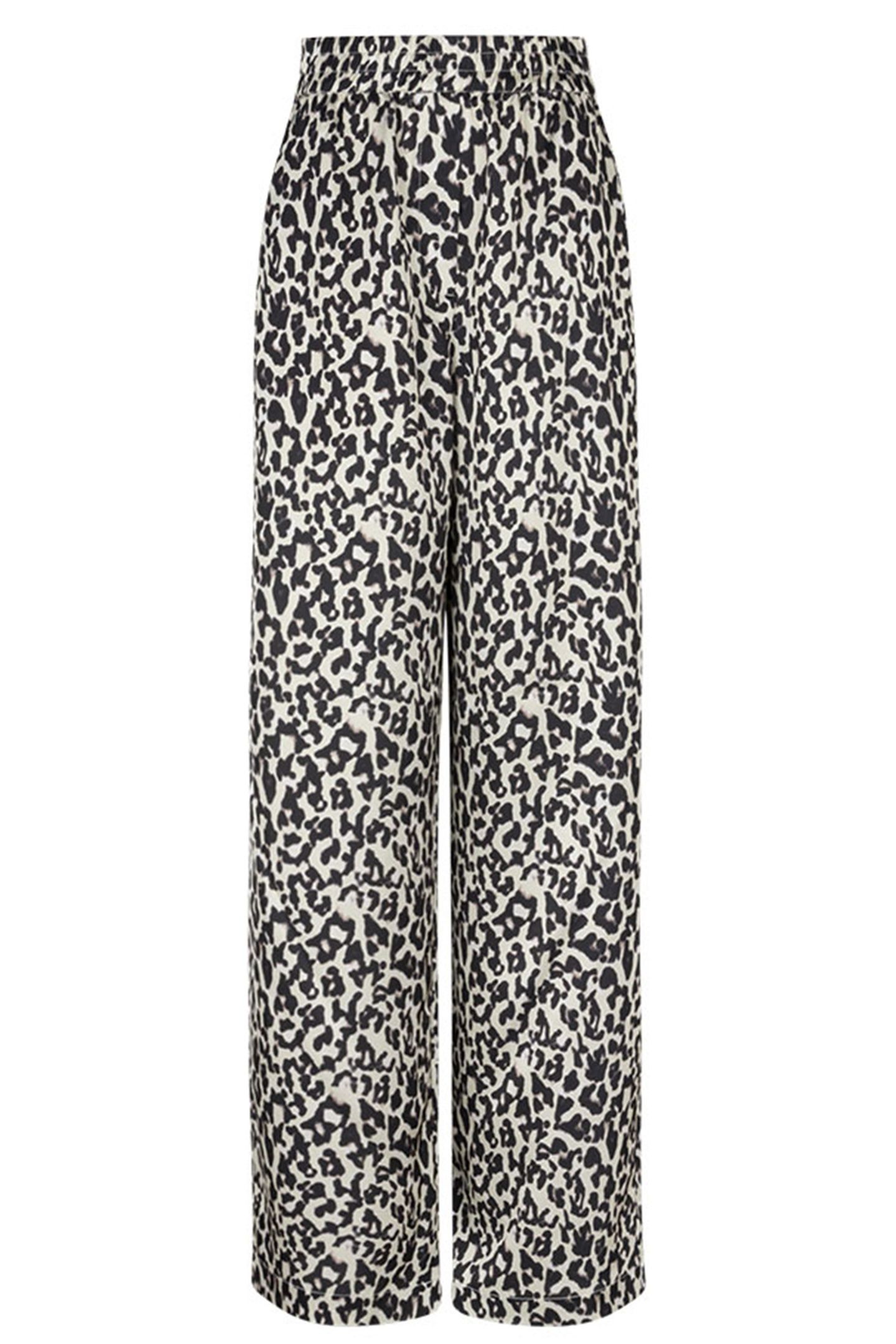 TEO LEOPARD PRINTED WIDE LEG PANTS MULTICOLOUR 4