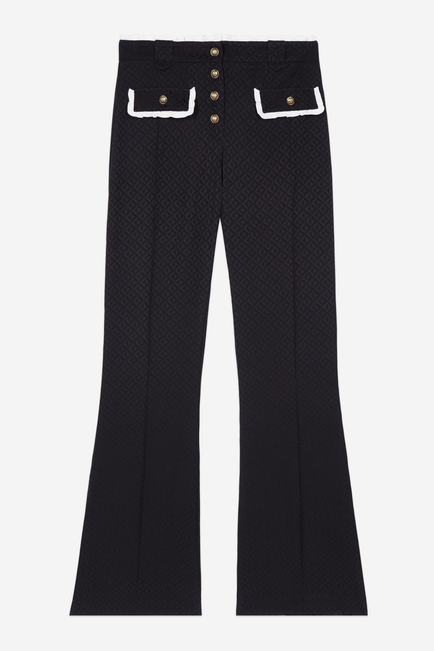 JACQUARD TROUSERS BLACK 5