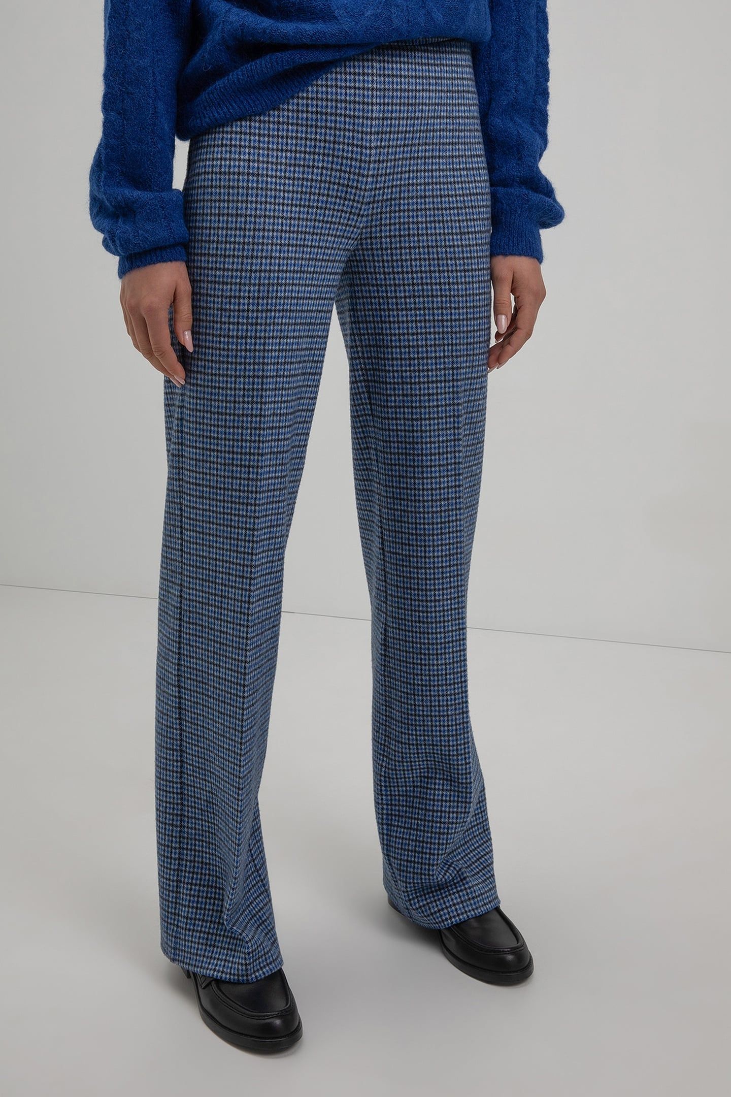 KYANO PANTS NAVY CHECK 1
