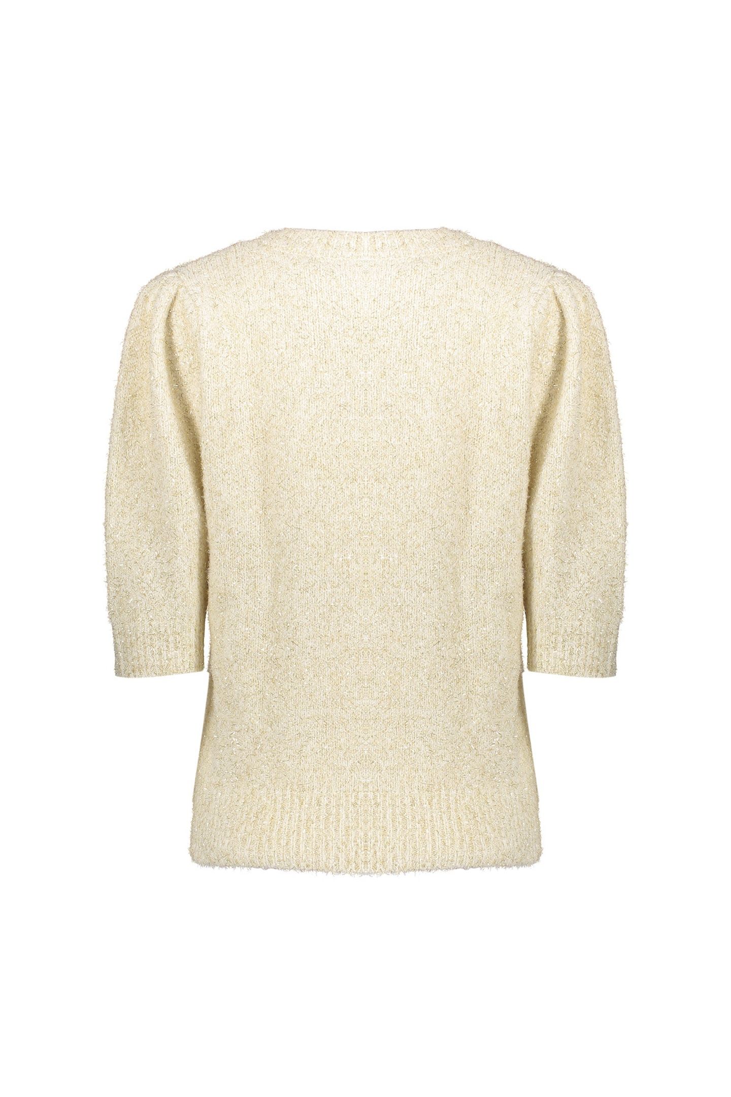 PULLOVER LUREX OFF-WHITE/GOLD 2