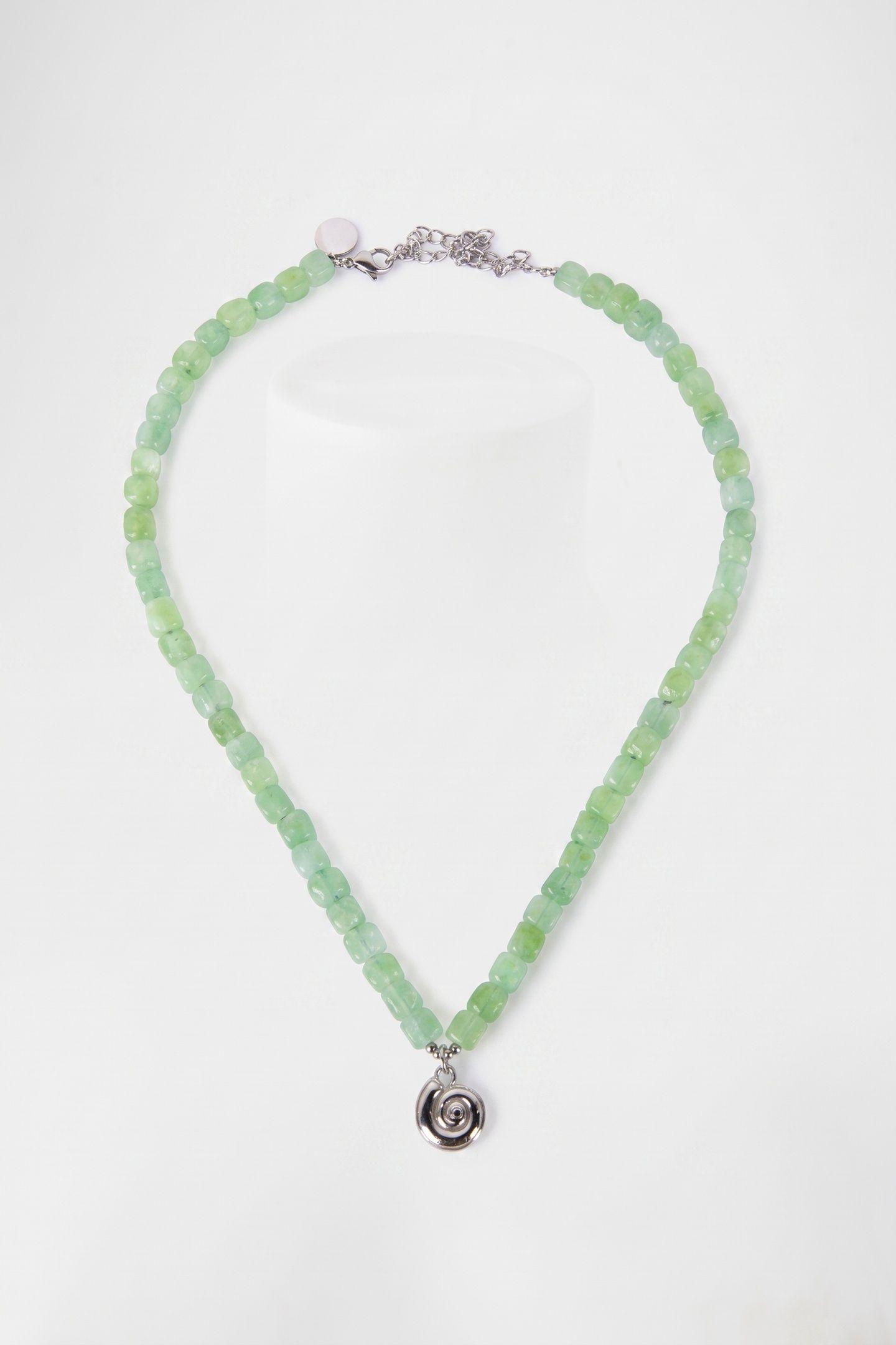 SUNDIAL SHELL JADE KETTE SILVER 2