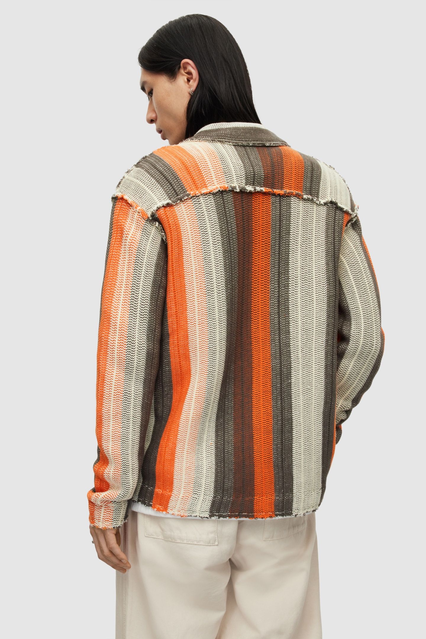 TRUCK CARDIGAN ECRU/BITTER BROWN 5