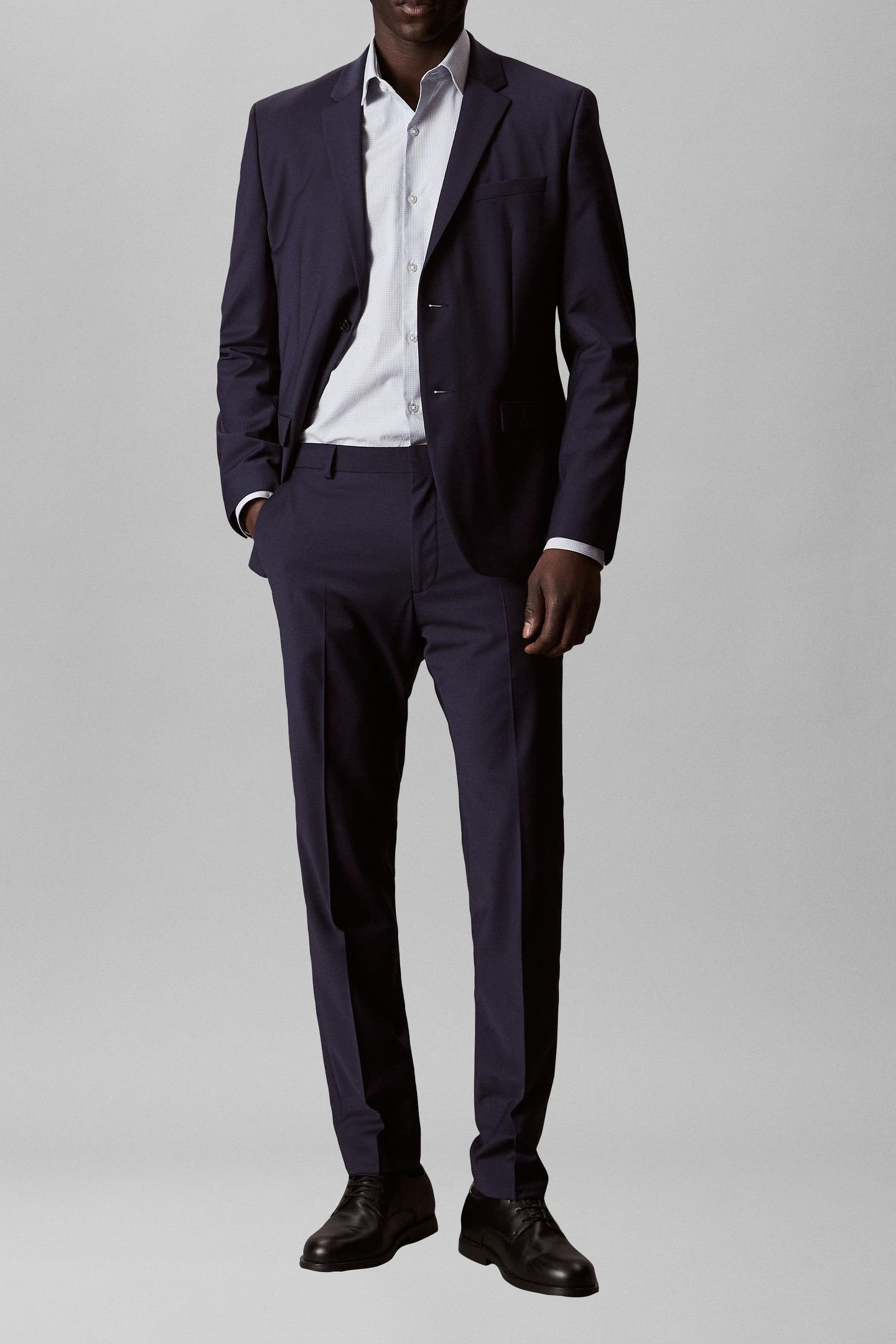 SLIM ESSENTIAL POPLIN SHIRT DENIM DAY 4