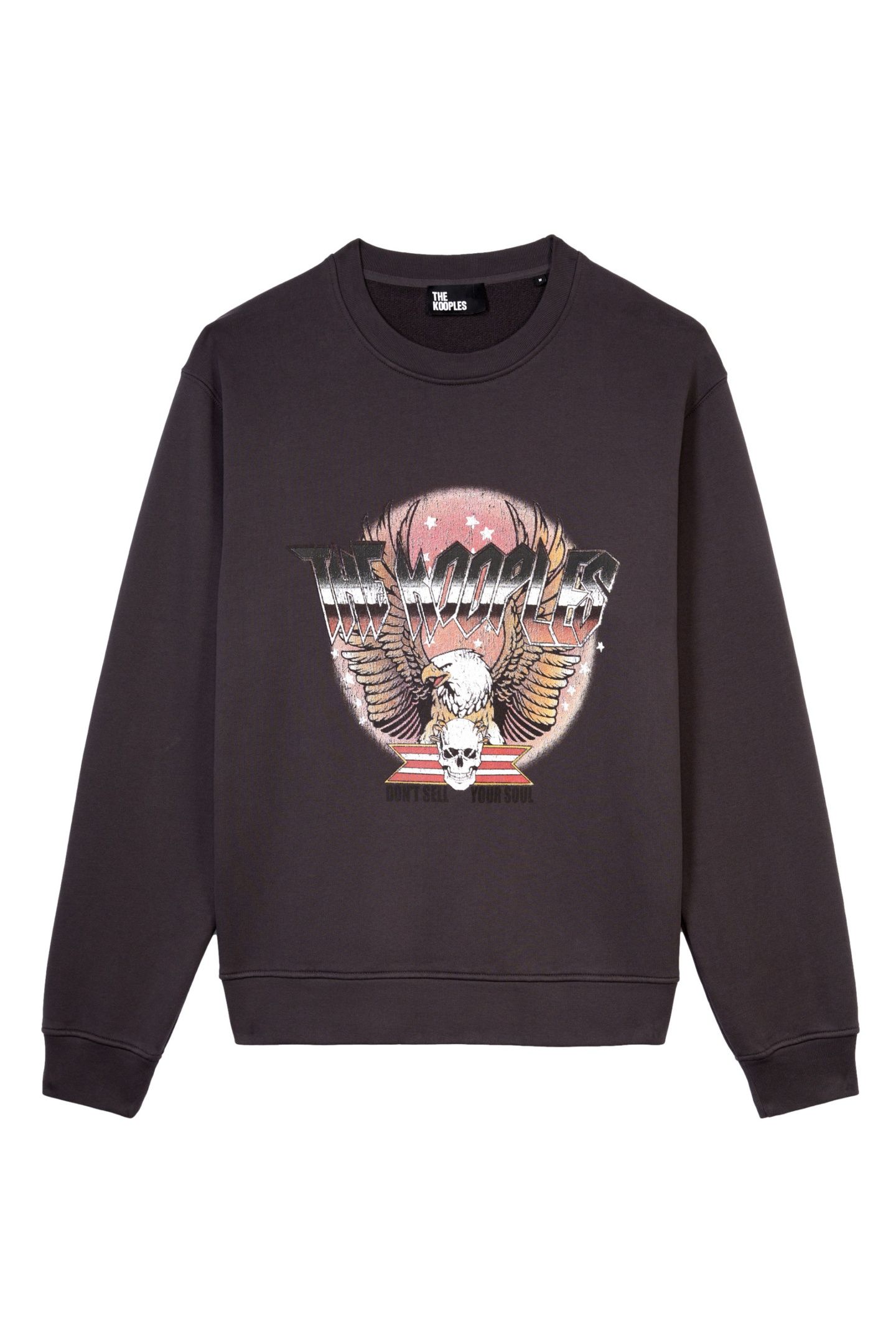 SWEATSHIRT WITH EAGLE PRINT CARBONE 5