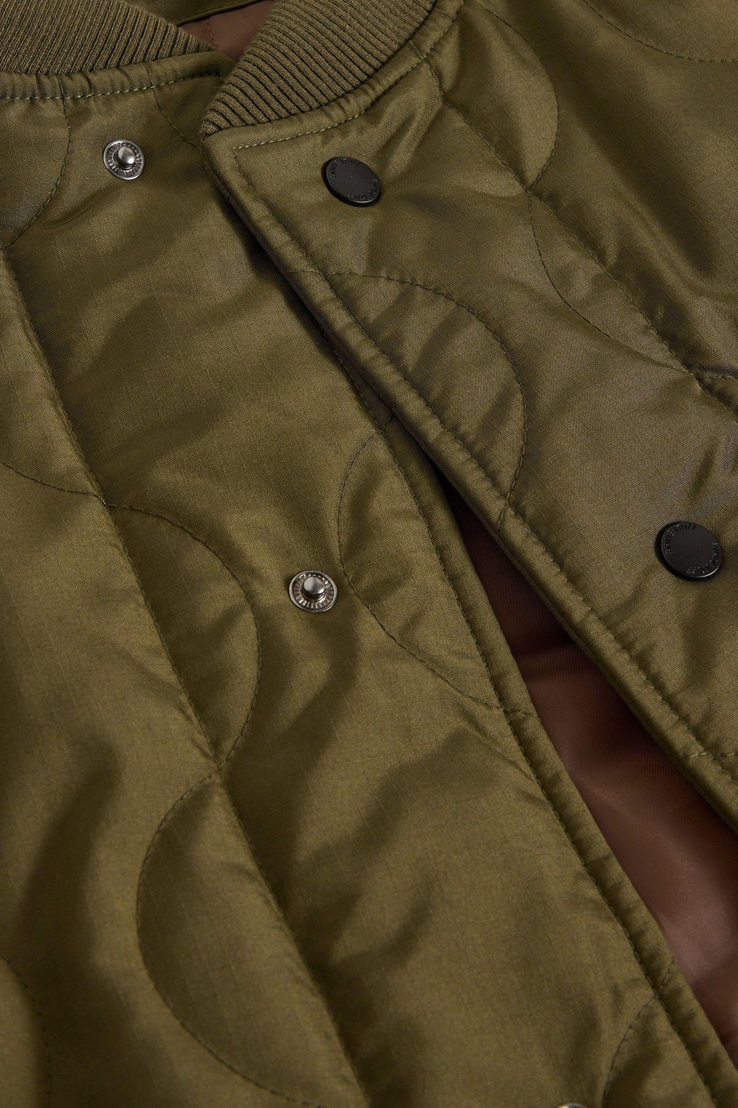 TENBY QUILTED JACKET KHAKI GREEN 6
