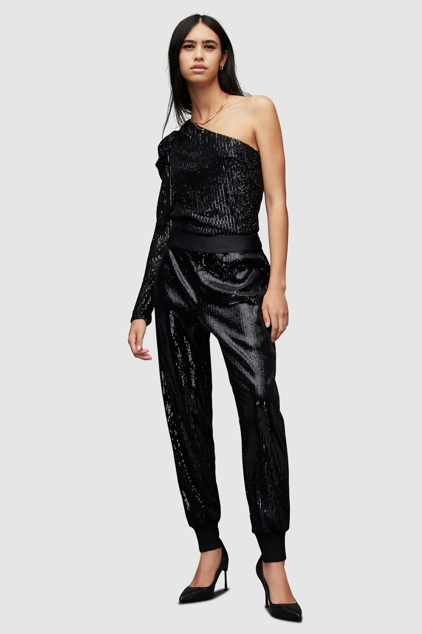 DAPHNE SEQUIN BODYSU BLACK 4