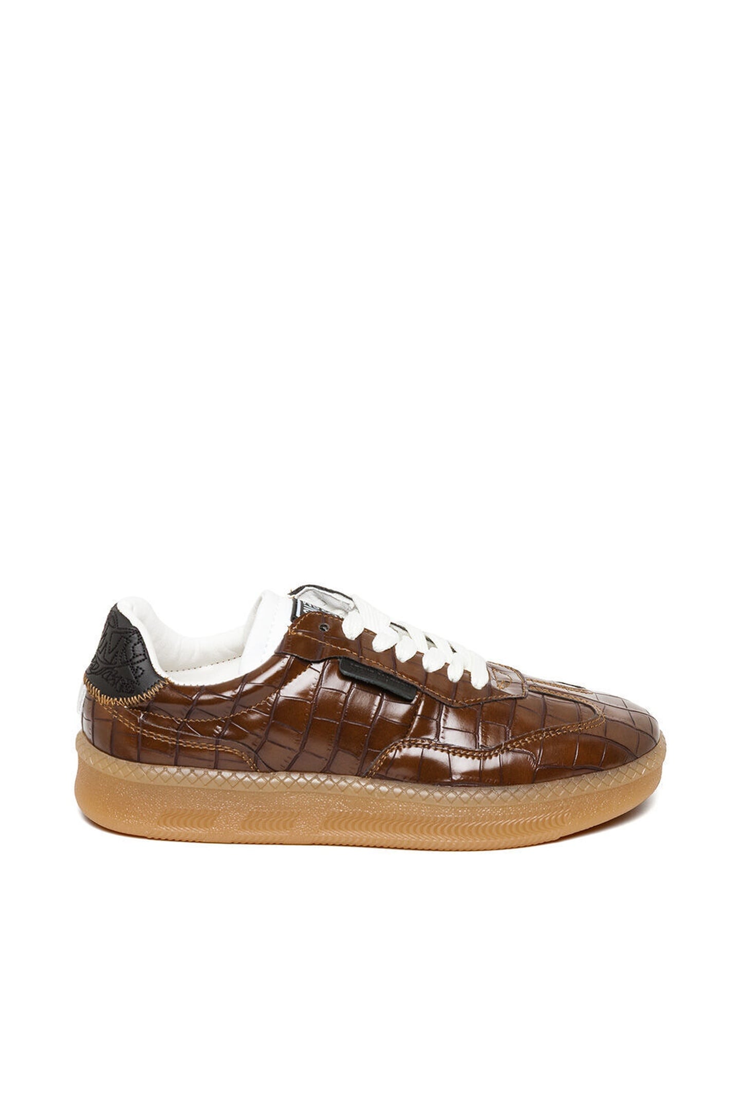 EUPHORIA SNEAKERS BROWN CROCO 1