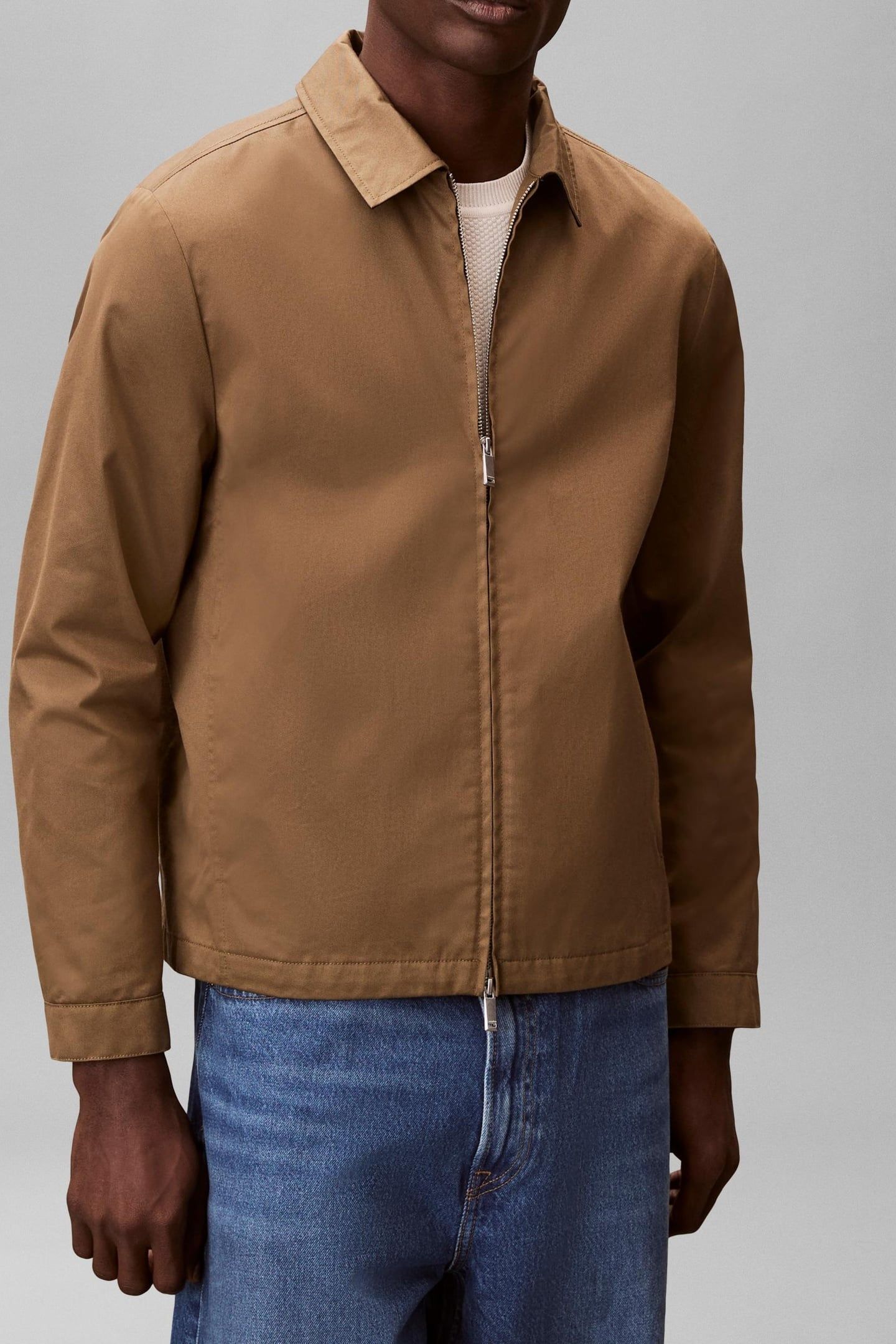 LS COTTON WING COLLAR JACKET CAPERS 2