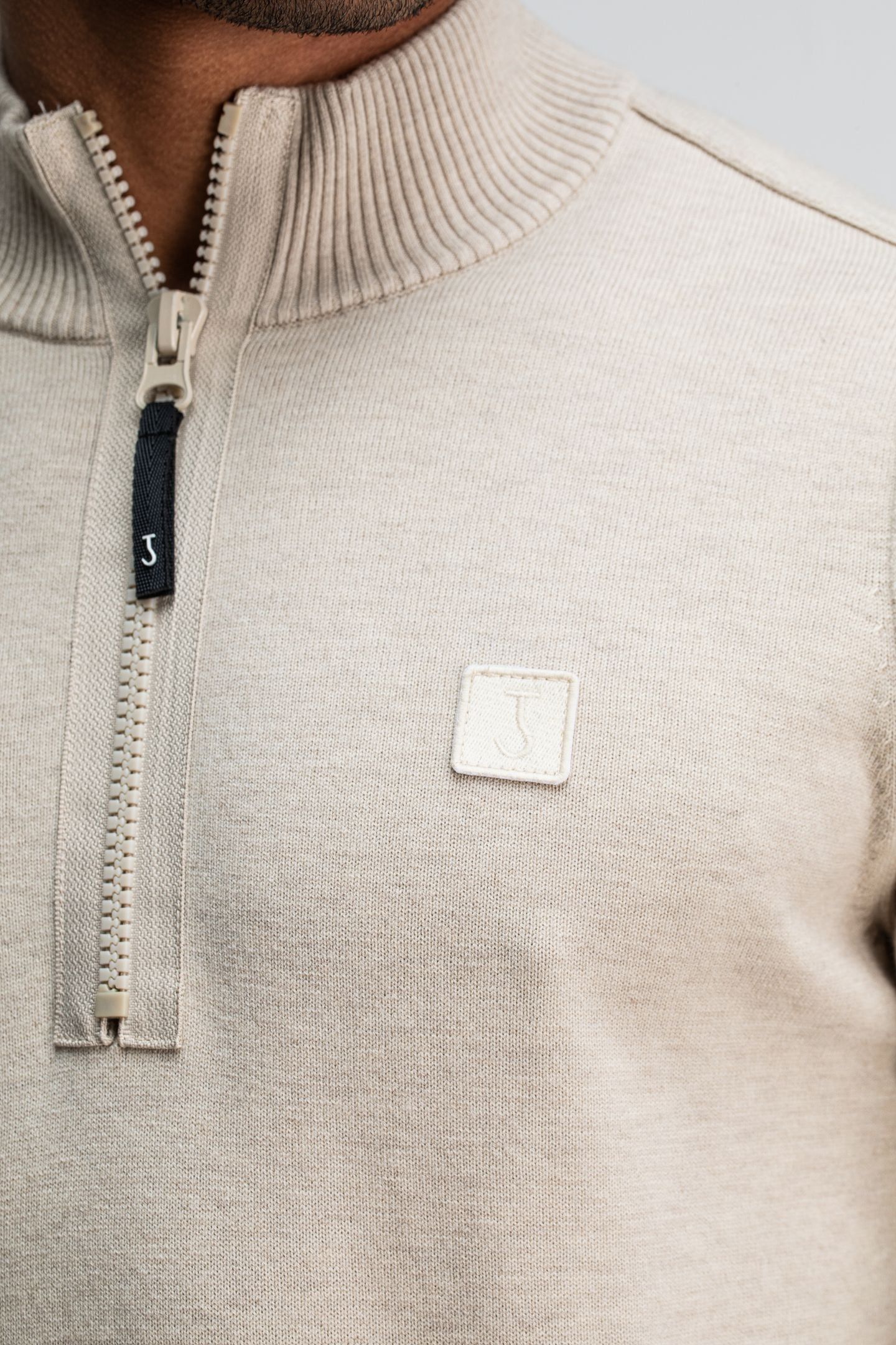 CLIFTON HALFZIP LT. SAND 5