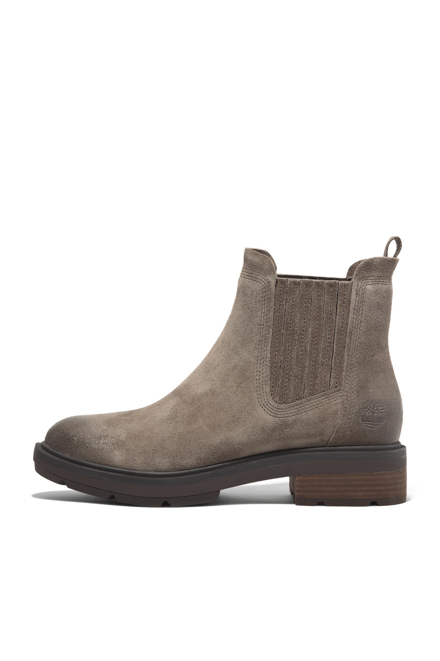 BRIMFIELD MID CHELSEA BOOT MEDIUM BROWN SUEDE 4