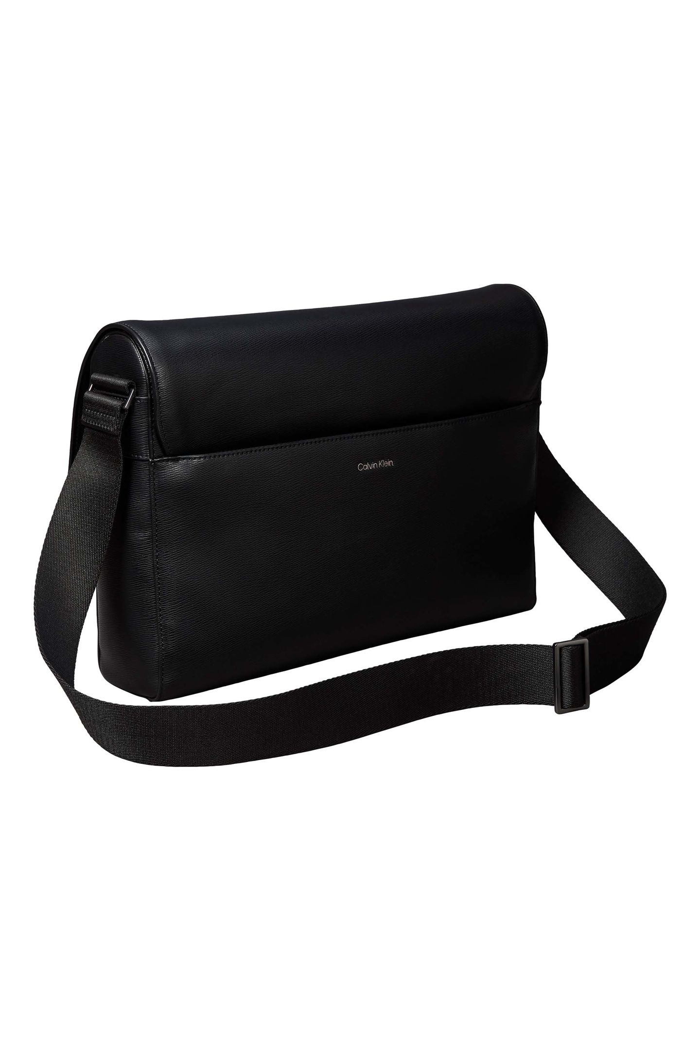 EMBLEM FLAP MESSENGER BLACK 2