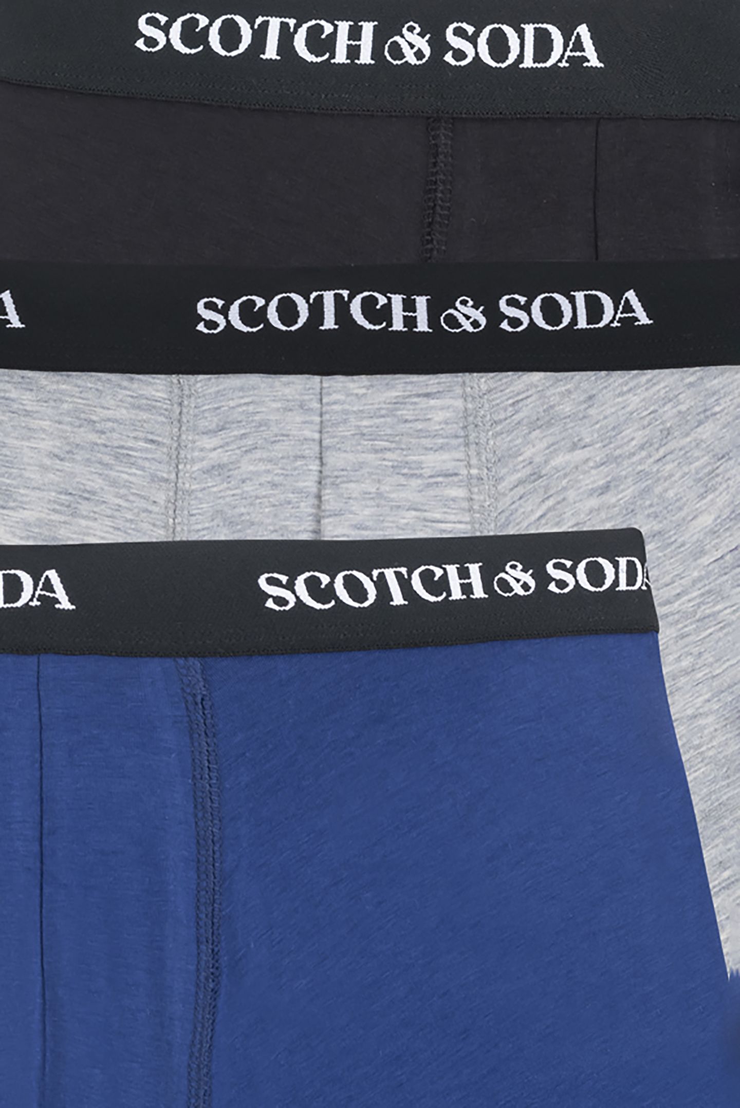 3PK MENS COTTON STRETCH BOXER BRIEF NAVY/GREY 2