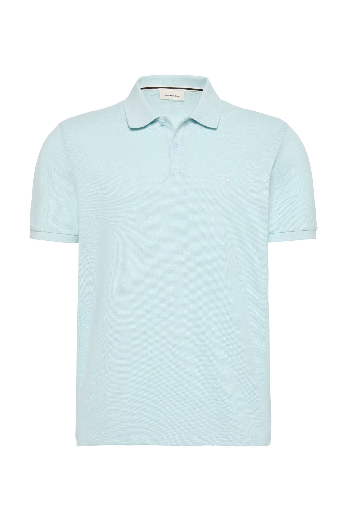 SHORT SLEEVE MONOGRAM PIQUE POLO WINTER SKY 4